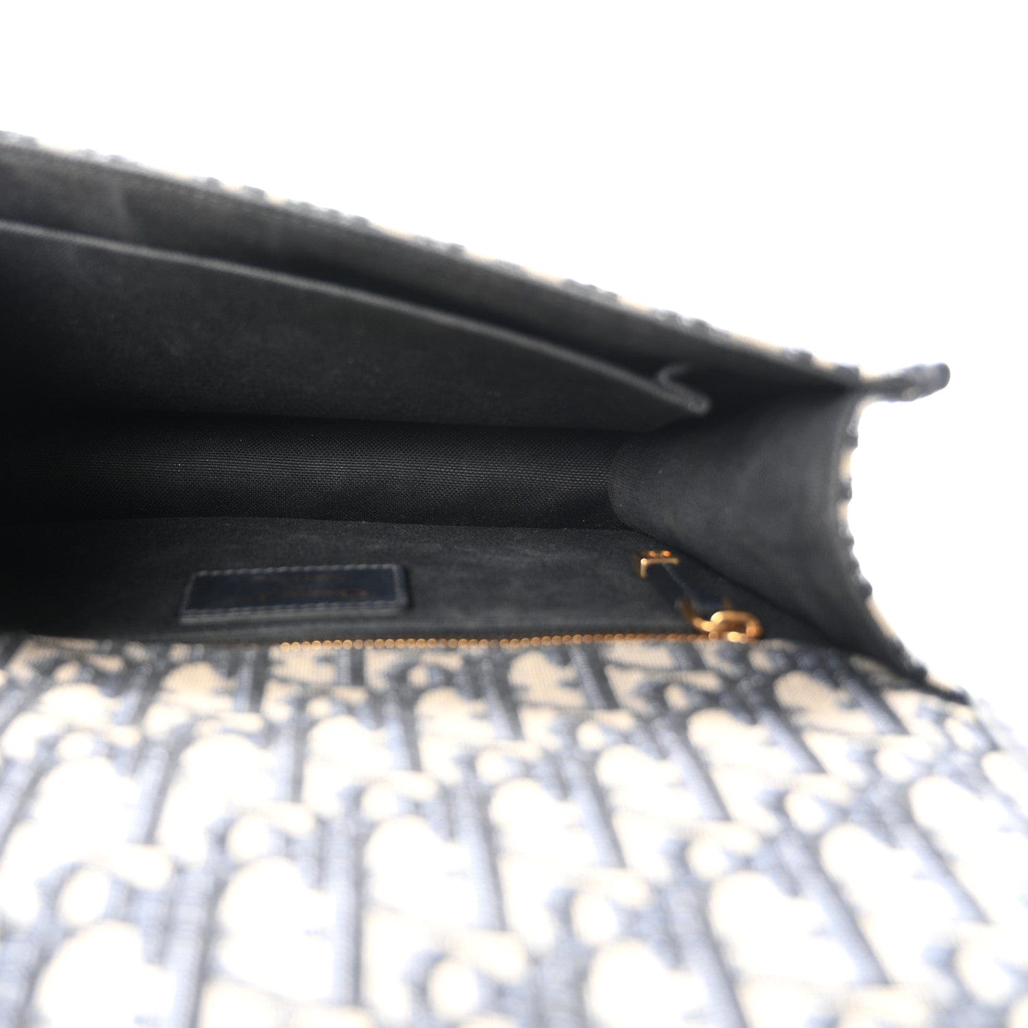 Christian Dior Oblique 30 Montaigne Flap Bag Blue