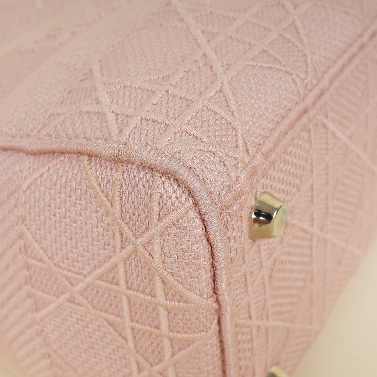 Christian Dior Pink Lady D - Lite Embroidered Medium Bag
