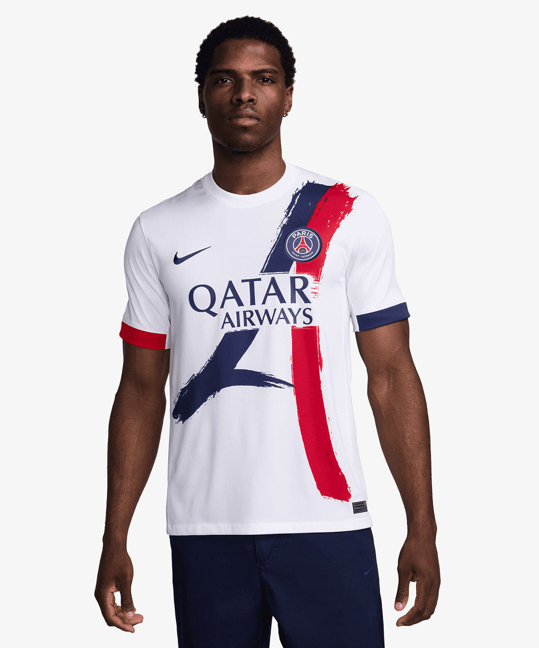 NIKE | PARIS SAINT - GERMAIN 2024/25 STADIUM AWAY { WHITE/MIDNIGHT NAVY/MIDNIGHT NAVY