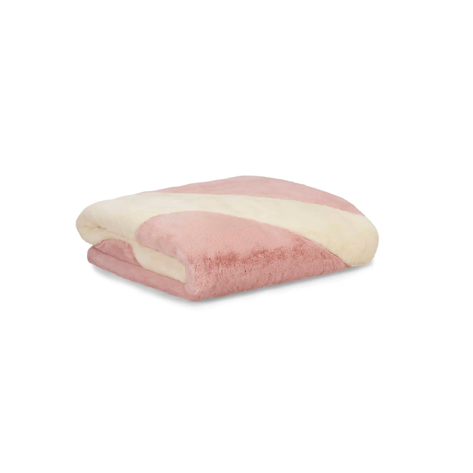 Nike Swoosh Faux Fur Blanket Pink Oxford/Cashmere/Cashmere