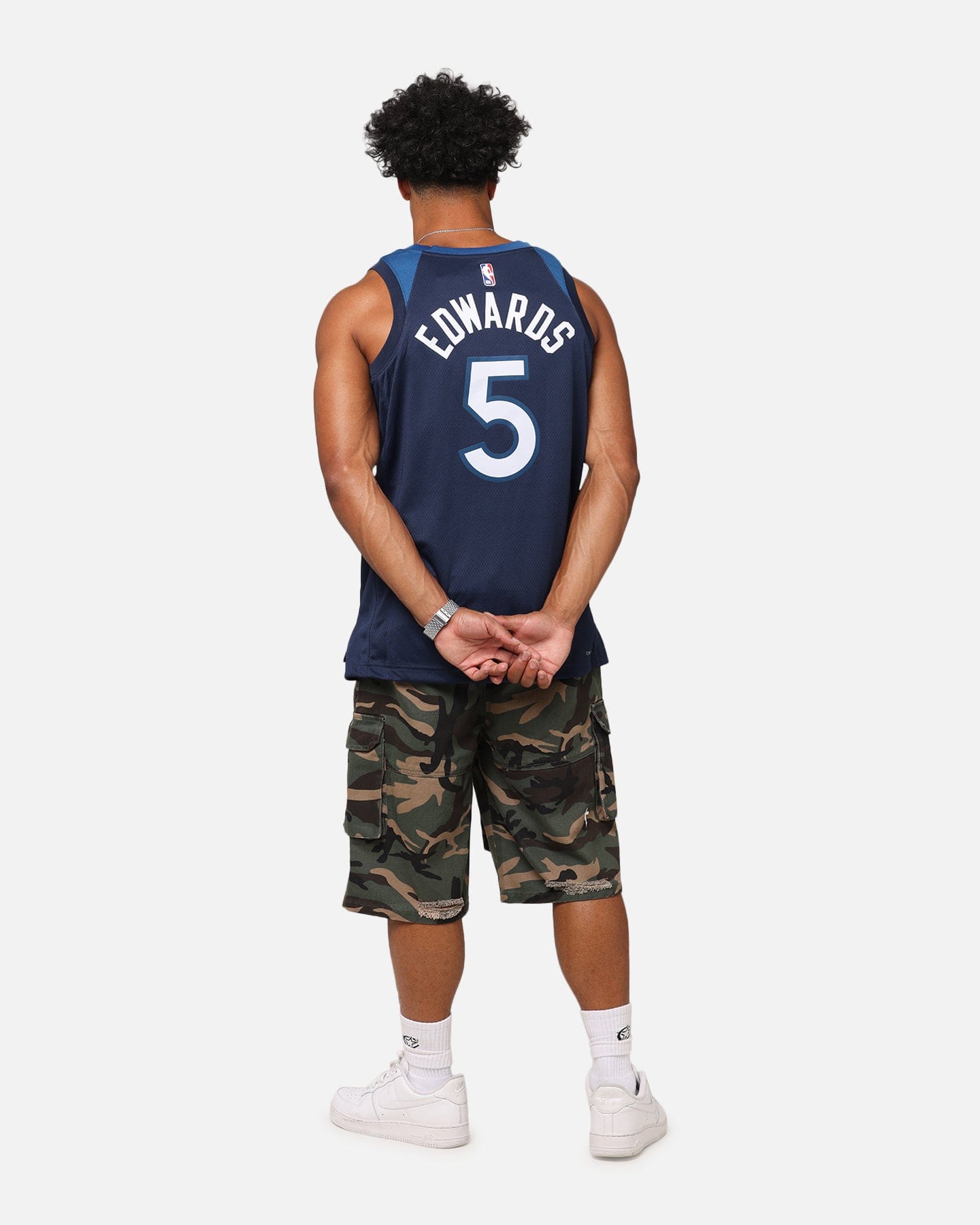 Nike Anthony Edwards Minnesota Timberwolves #5 Icon Edition 2022/23 Nike Dri - Fit NBA Swingman Jersey College Navy