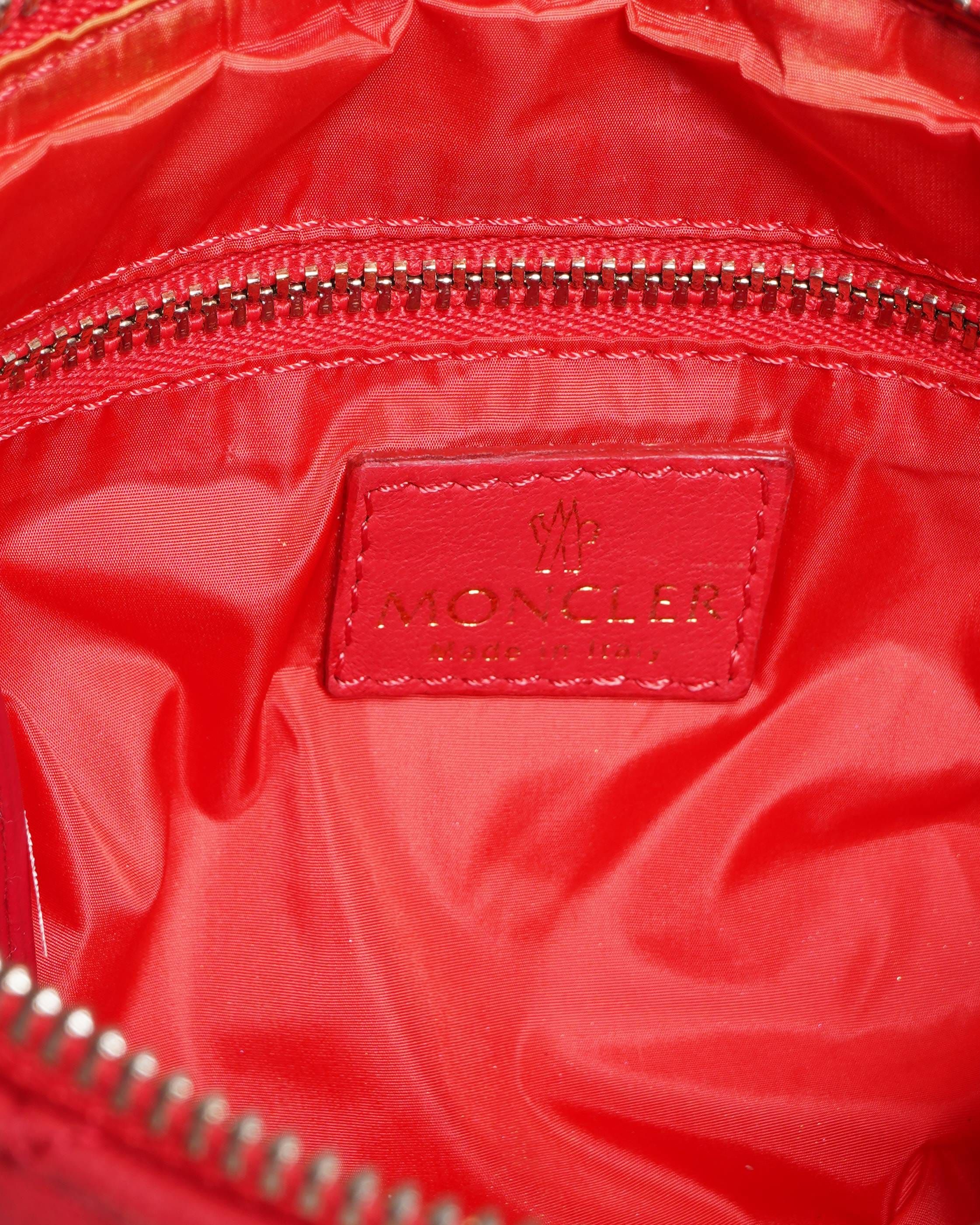 Moncler Quilted Leather Pouch bag