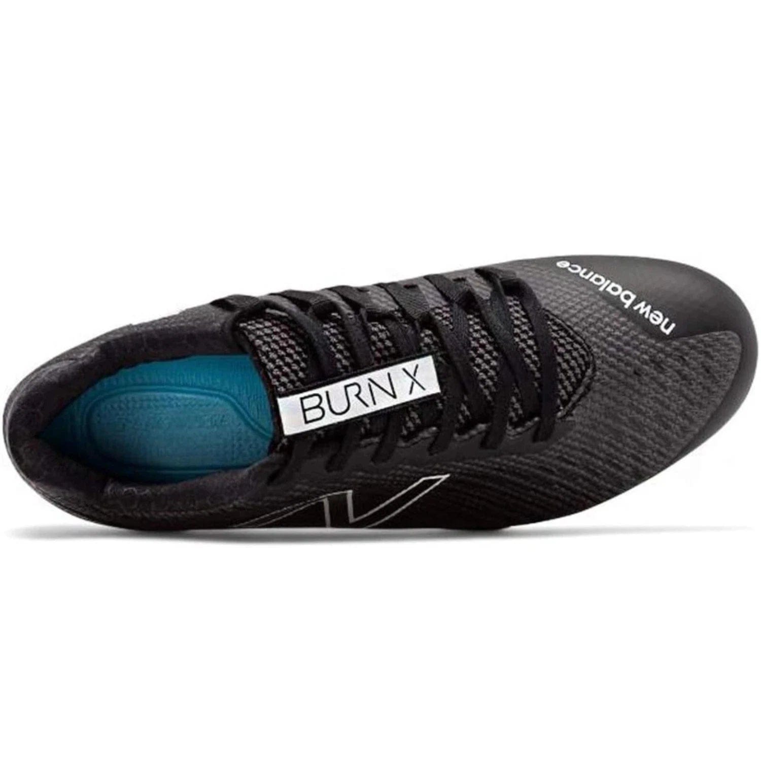 New Balance Burn x WBURNXLB Men'sBlack Gray Low Top Lacrosse Cleats RHS8684