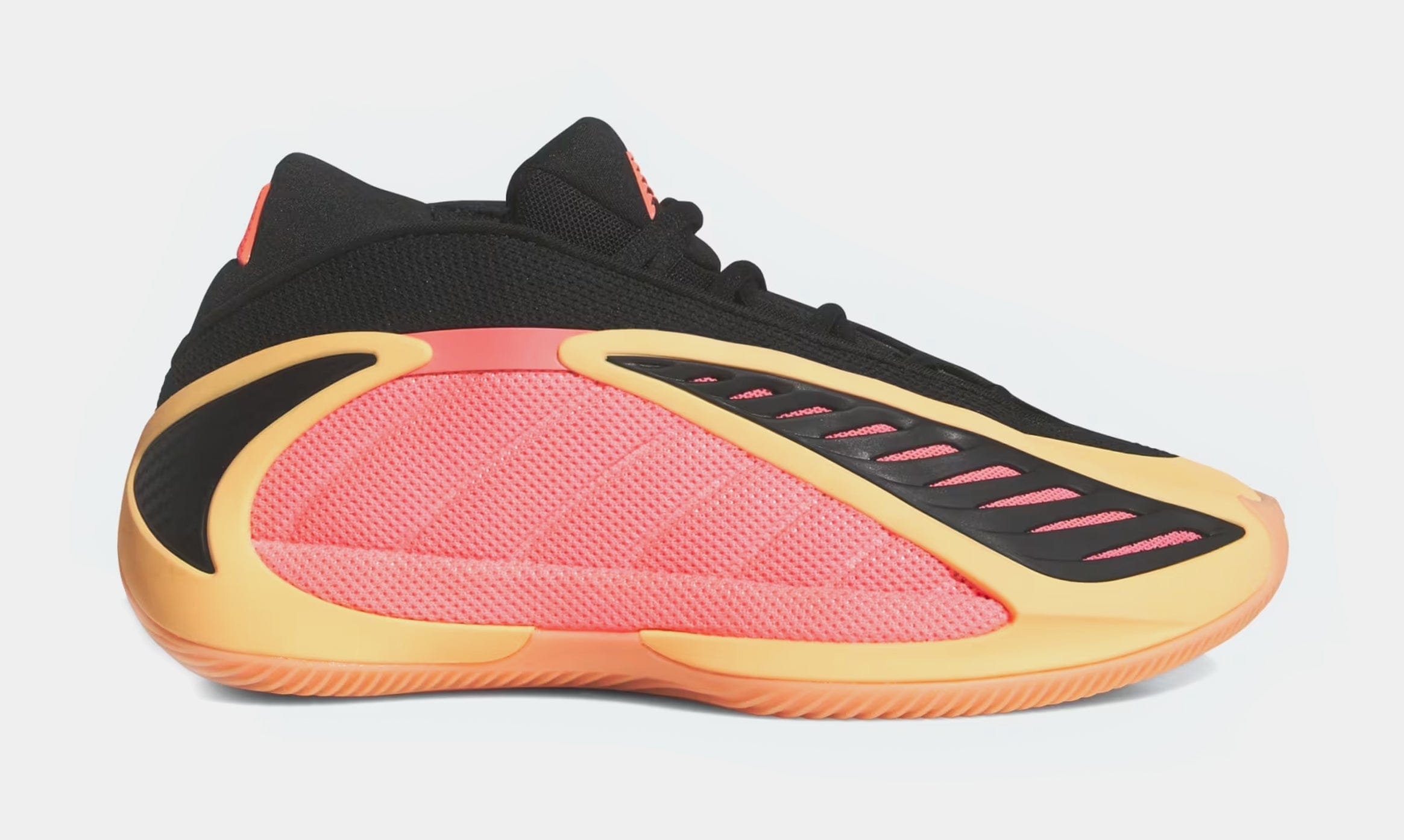 adidas Anthony Edwards 2 Grade School Lifestyle Shoes (Acid Orange/Core Black/Acid Red)