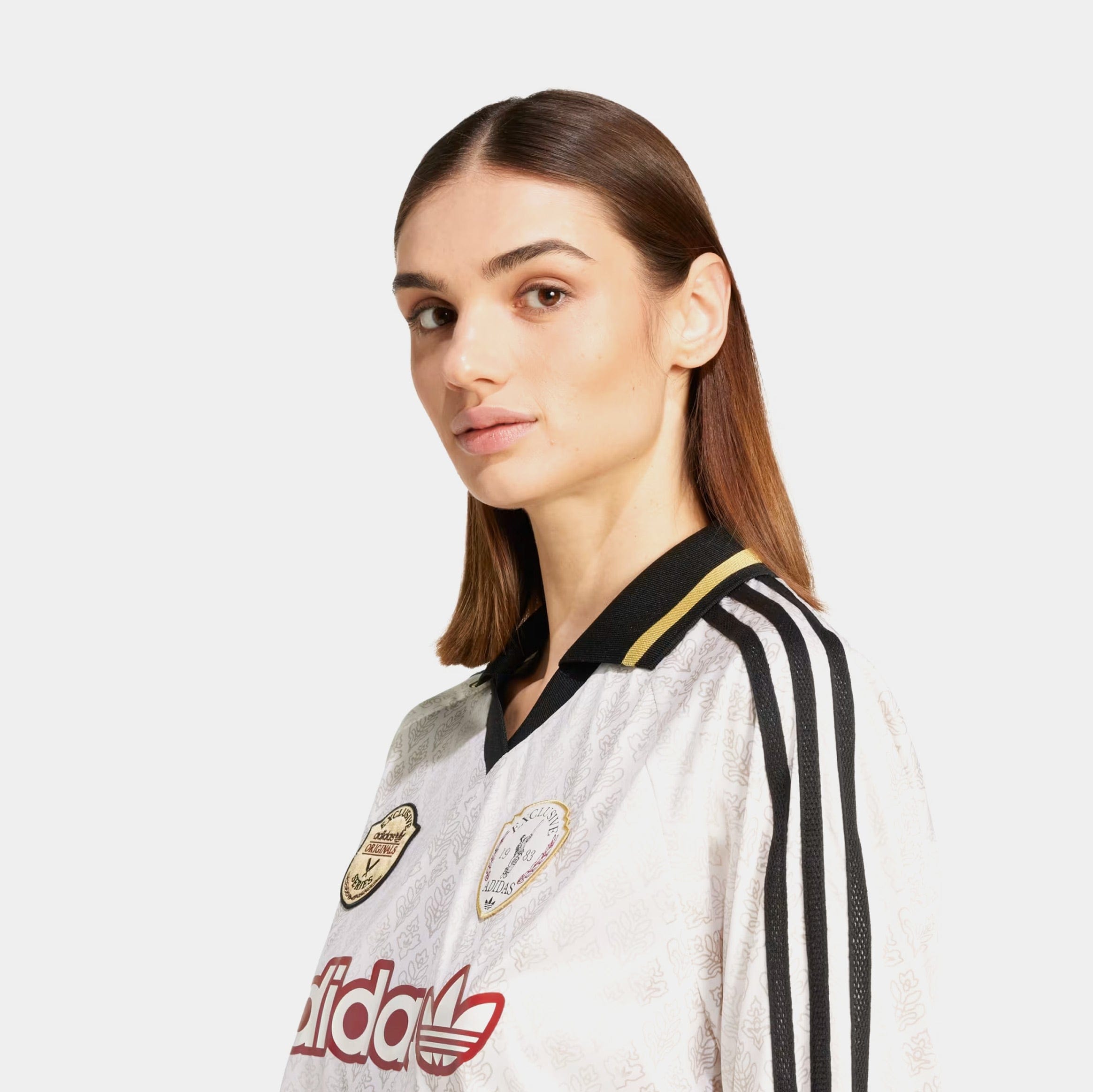 adidas Originals Retro Cricket Womens Jersey (Off White)