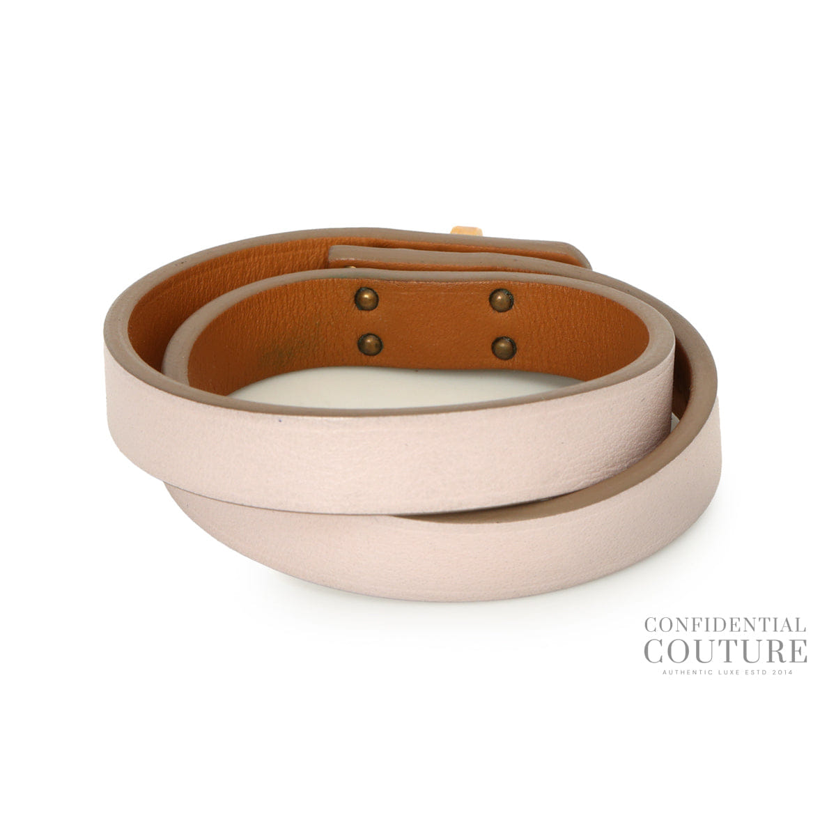 Hermes Kelly Double Tour Bracelet Pink GHW | XS | 15.5 cms