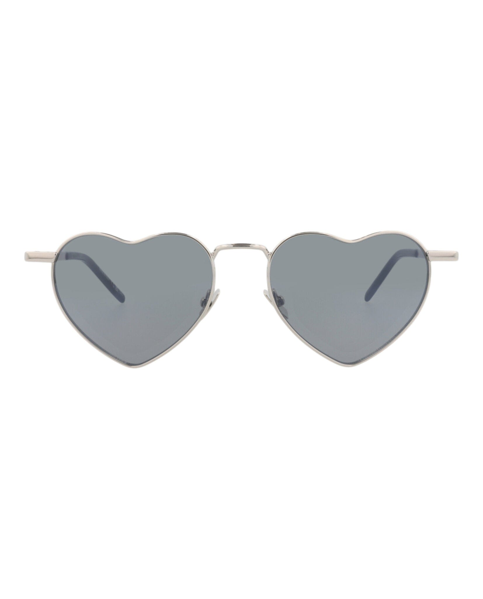 Saint Laurent Unisex Cat Eye Silver Silver Silver Fashion Designer Eyewear