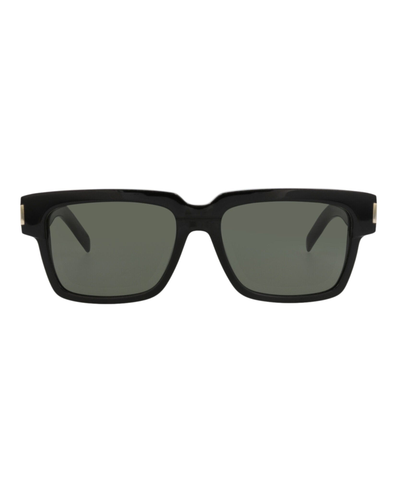Saint Laurent Mens Square/Rectangle Black Havana Grey Fashion Designer Eyewear