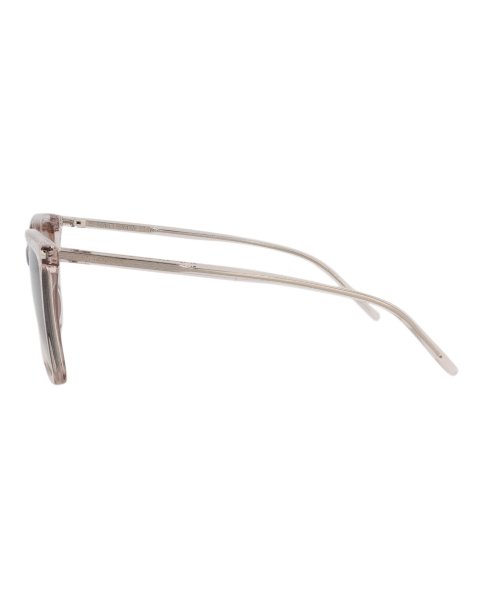 Saint Laurent Womens Square/Rectangle Nude Nude Brown Fashion Designer Eyewear