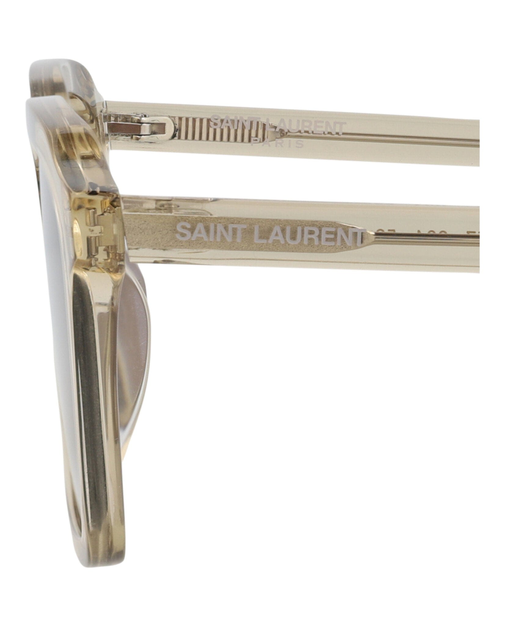 Saint Laurent Unisex Square/Rectangle Yellow Yellow Brown Fashion Designer Eyewear