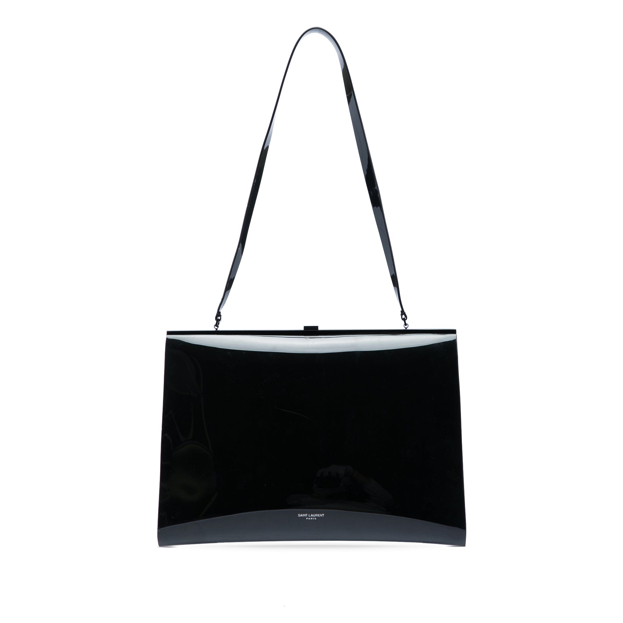 Saint Laurent Large Vinyl Le Anne Marie Shoulder Bag
