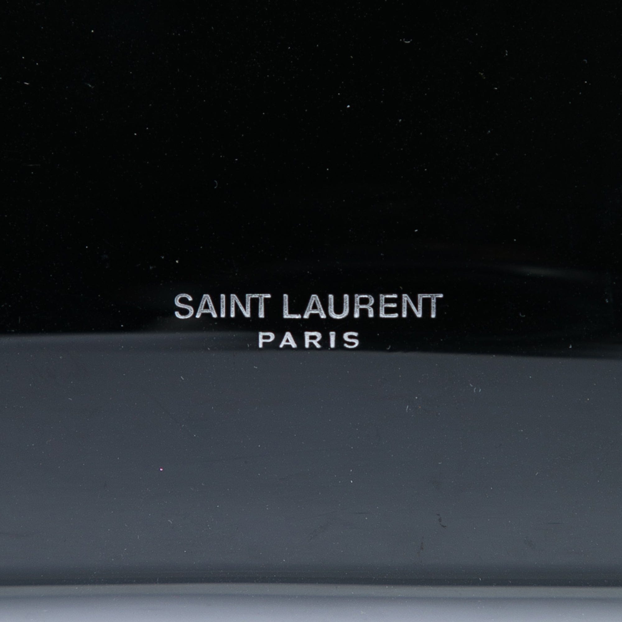 Saint Laurent Large Vinyl Le Anne Marie Shoulder Bag