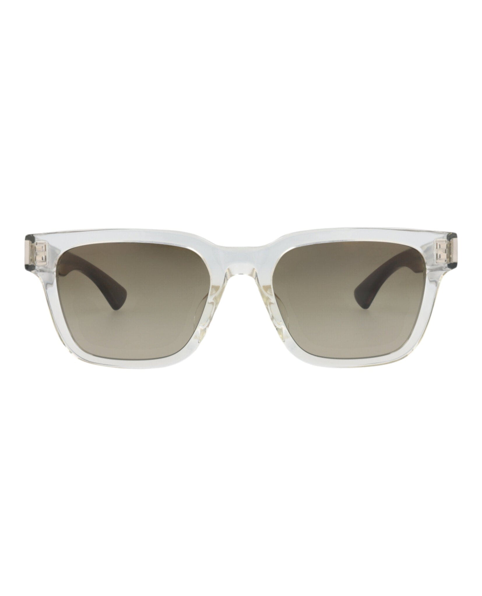 Saint Laurent Unisex Square/Rectangle Crystal Crystal Green Fashion Designer Eyewear