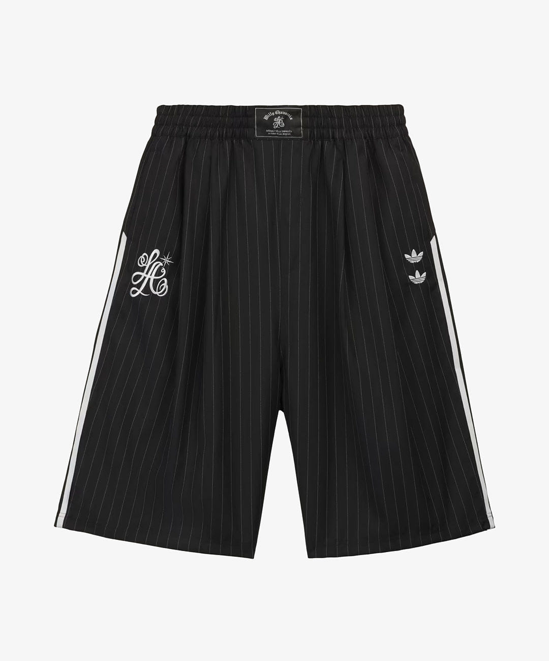 Adidas Originals | x CHAVARRIA PINSTRIPE LONG SHORT { BLACK/WHITE