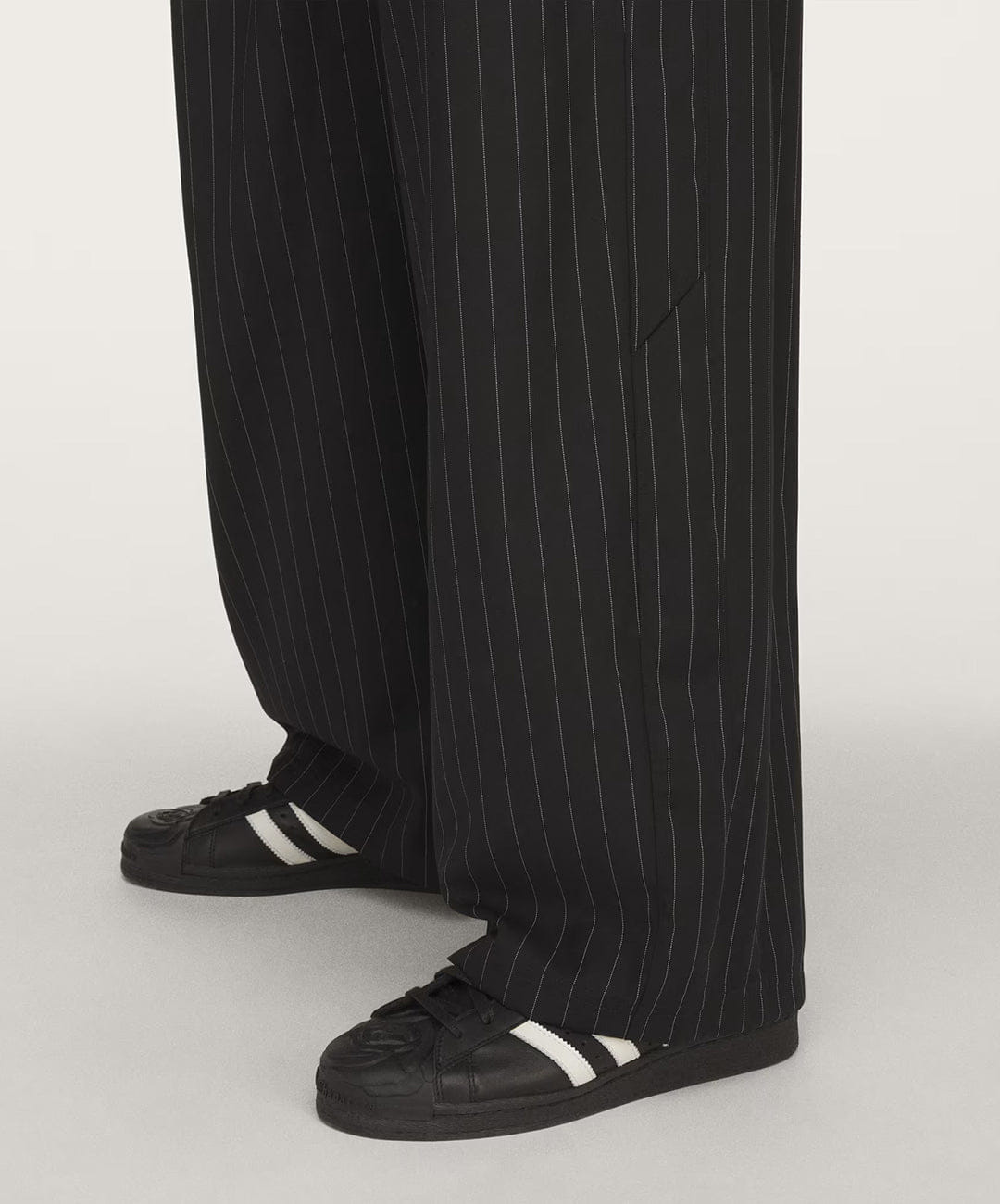 Adidas Originals | x CHAVARRIA PINSTRIPE TRACK PANT { BLACK/WHITE