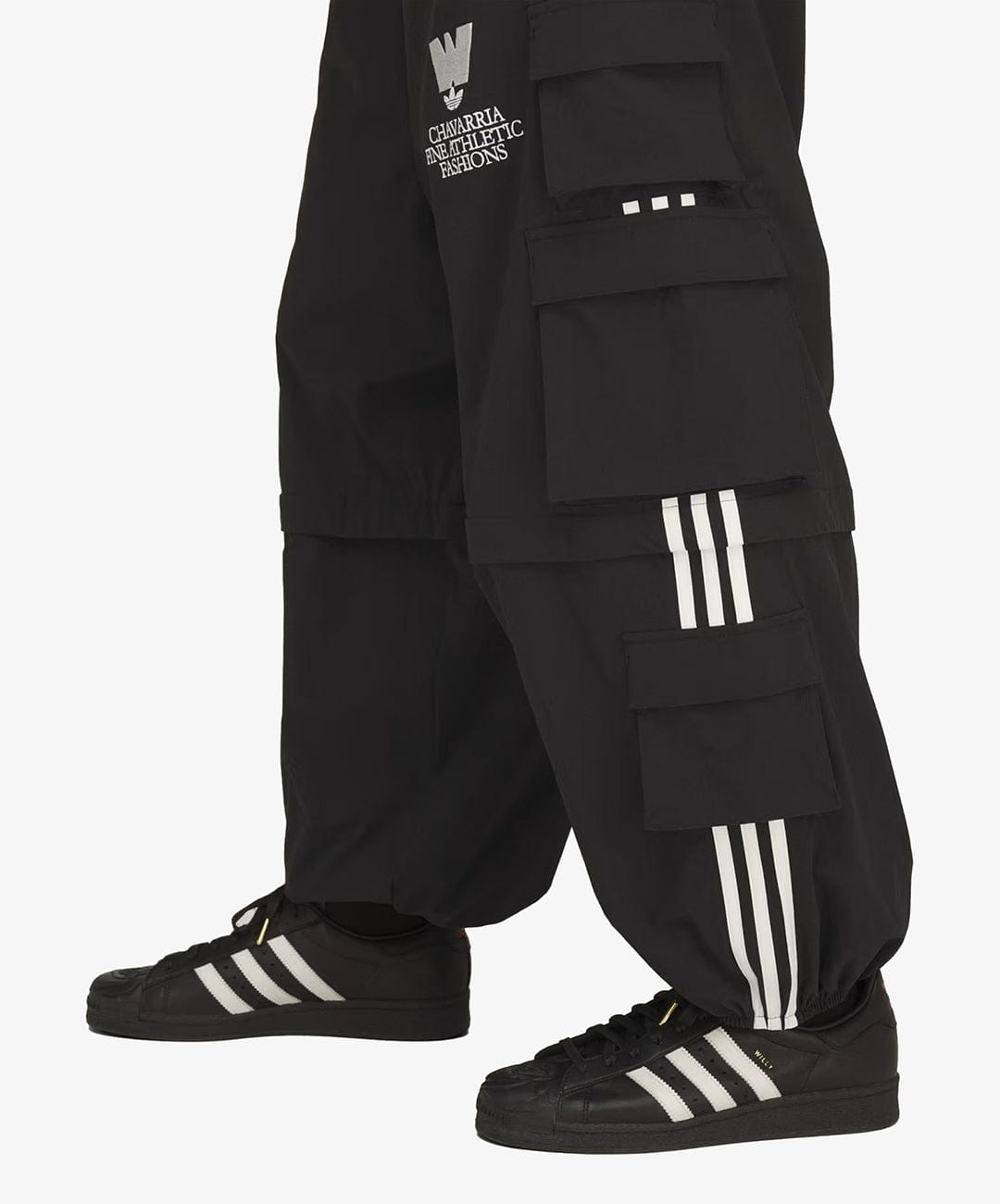 Adidas Originals | x WILLY CHAVARRIA CARGO ZIP PANT { BLACK