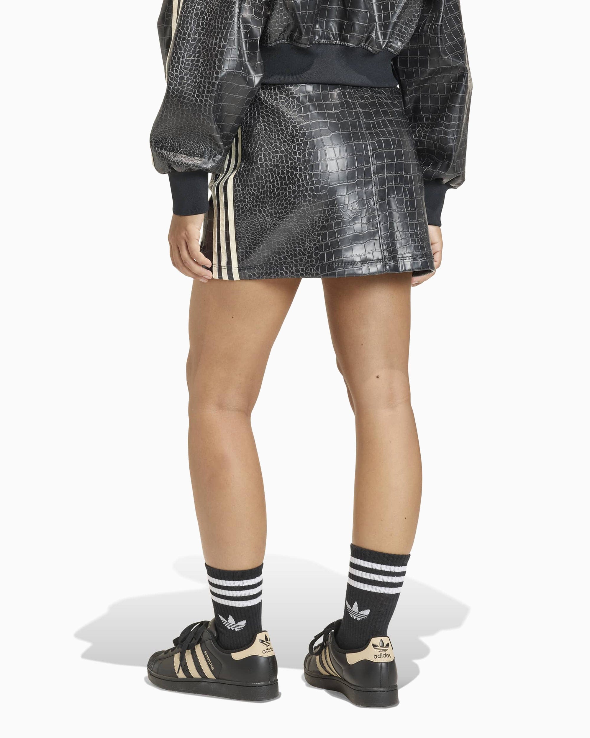 adidas Falda corta adidas Originals Pleather para mujer
