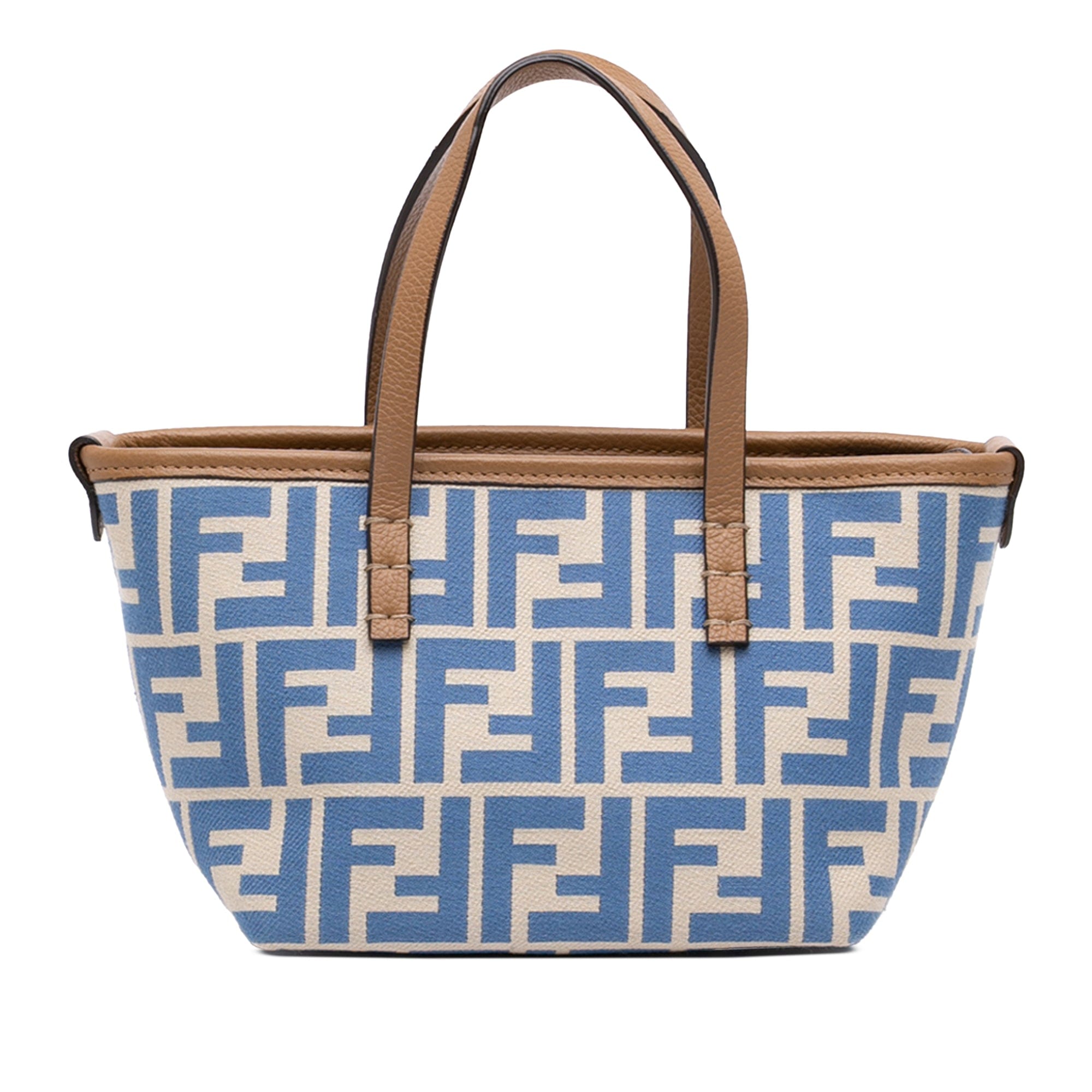Fendi Mini Zucca Jacquard Roll Satchel
