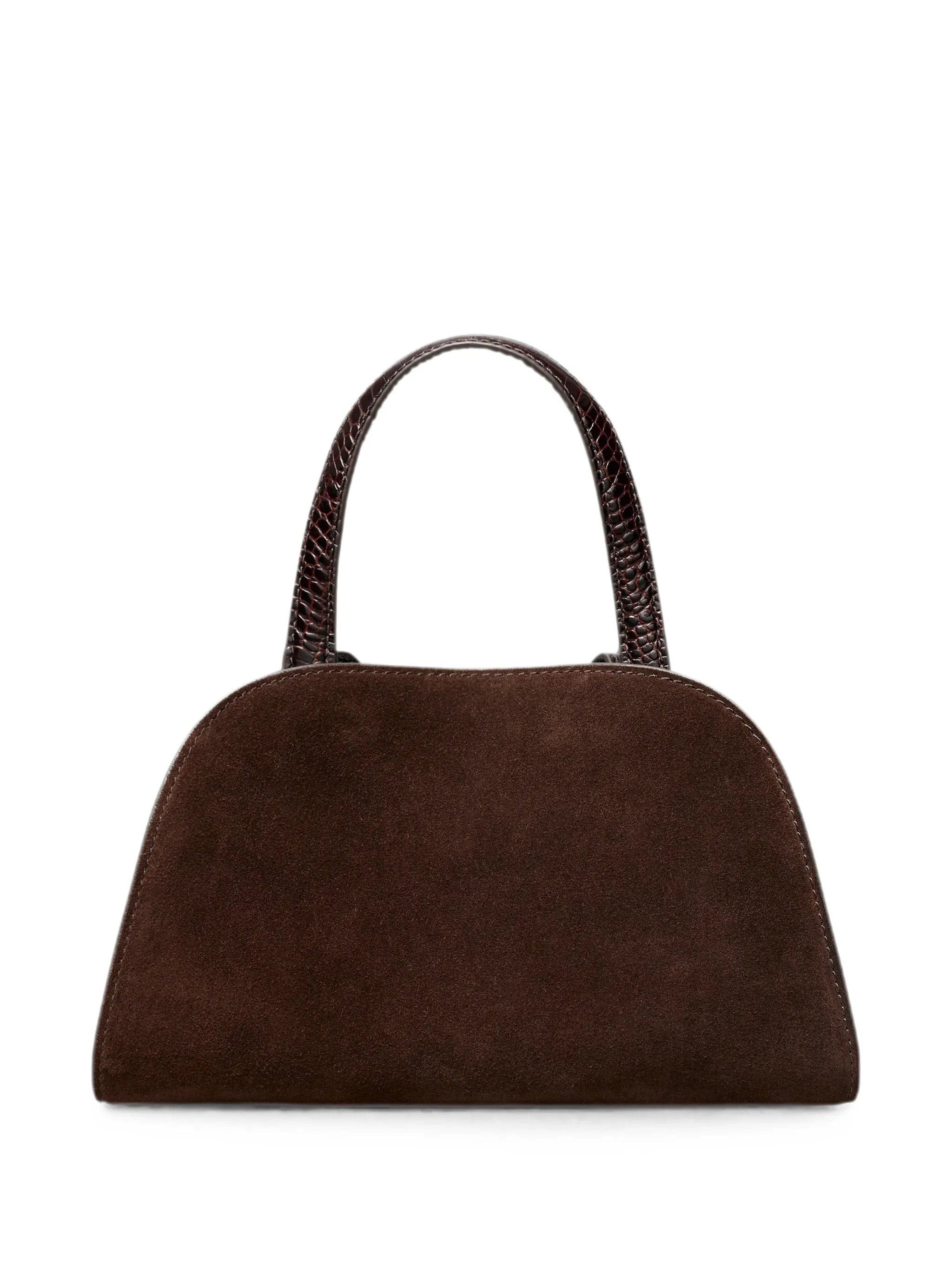Tory Burch croc - effect suede tote bag
