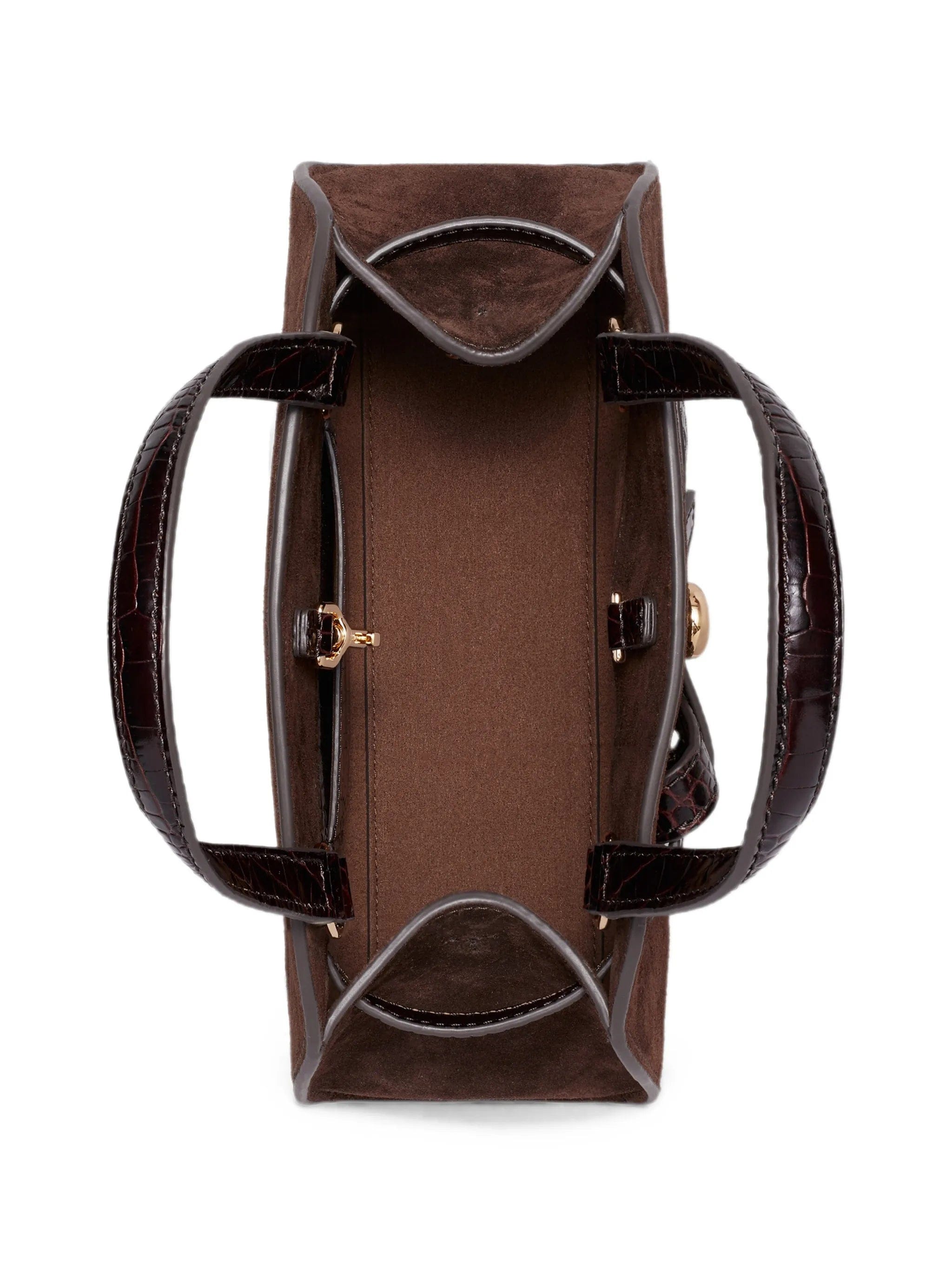 Tory Burch croc - effect suede tote bag