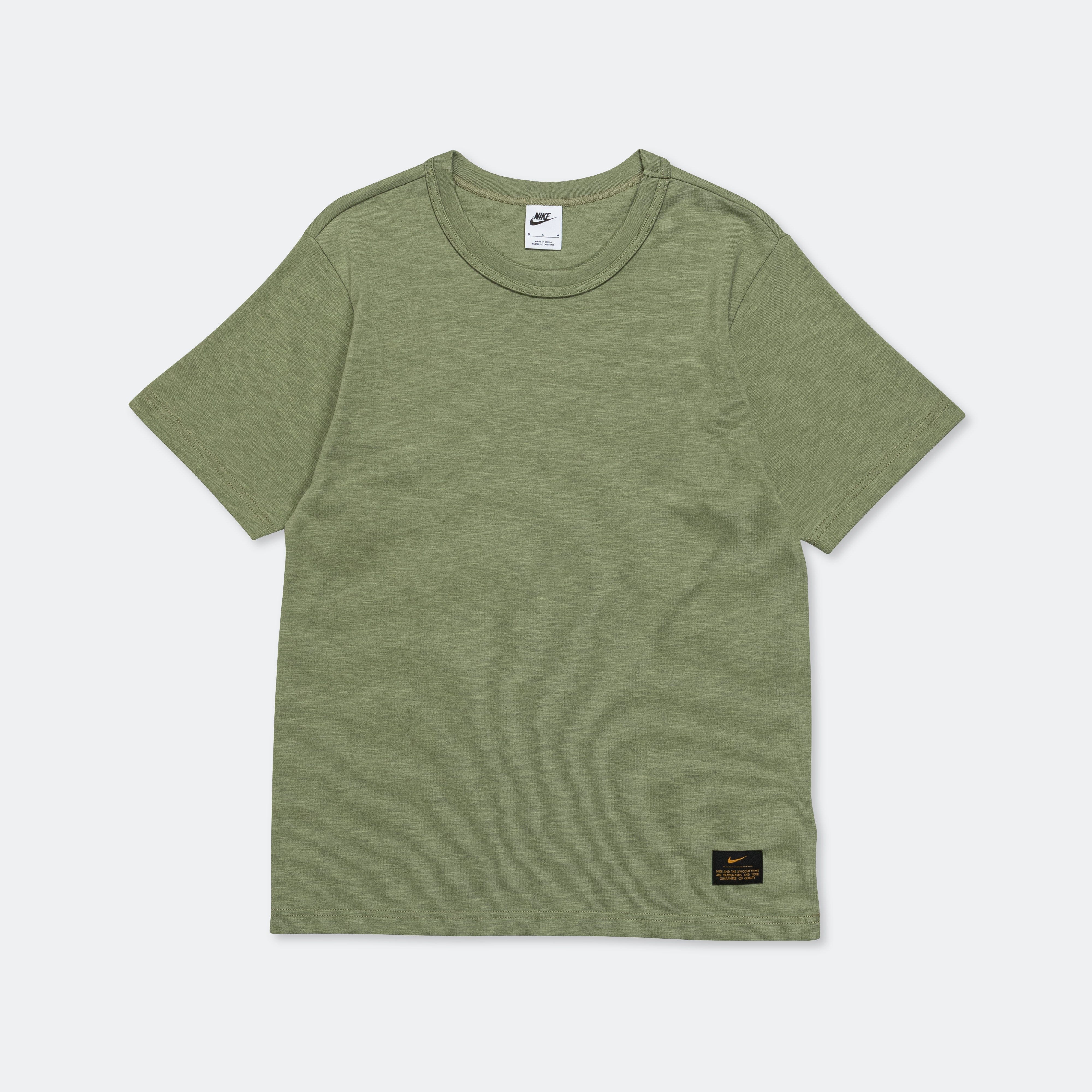 Nike Life SS Knit Top - Oil Green