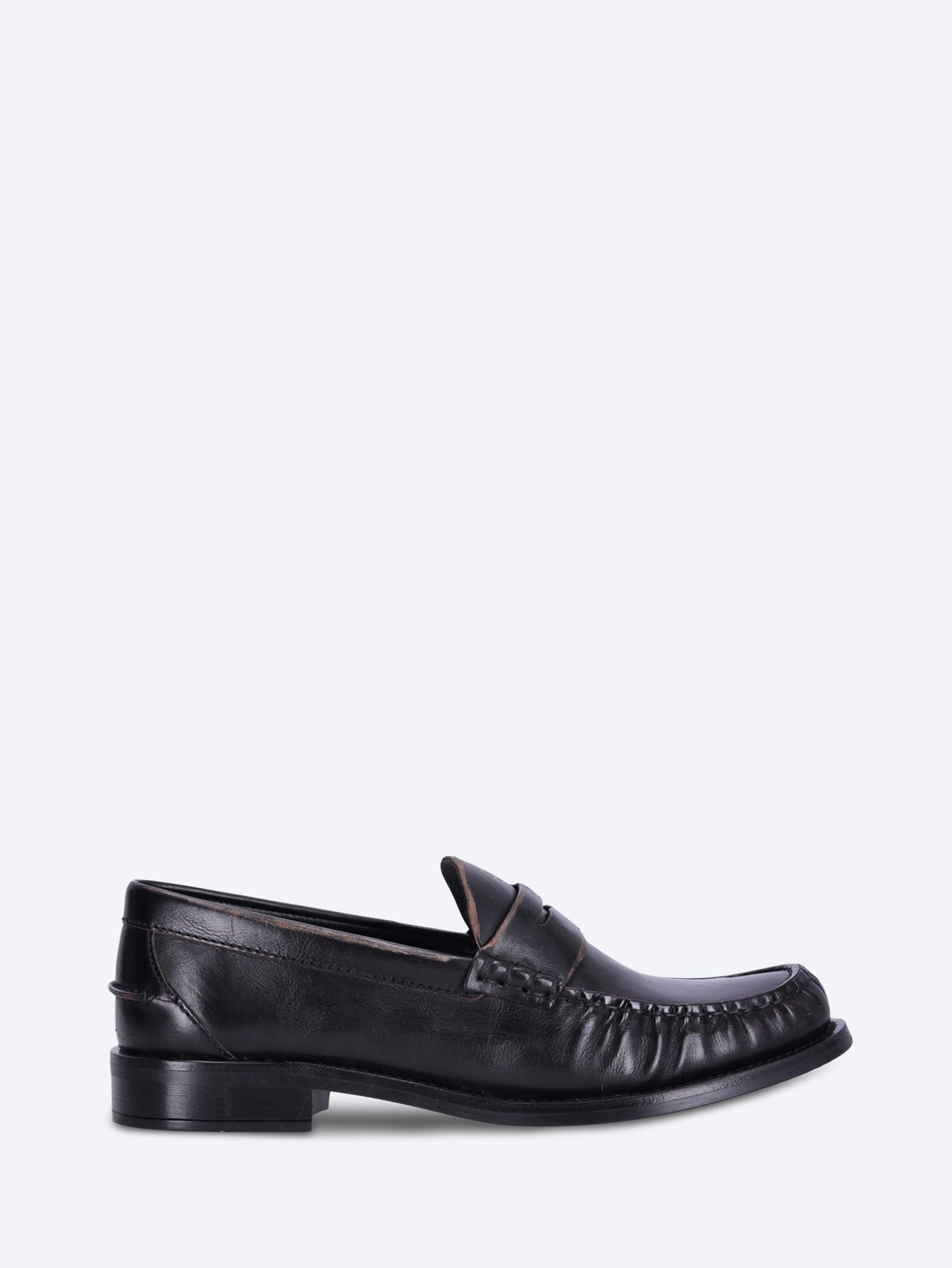 Prada Calf old leather loafers
