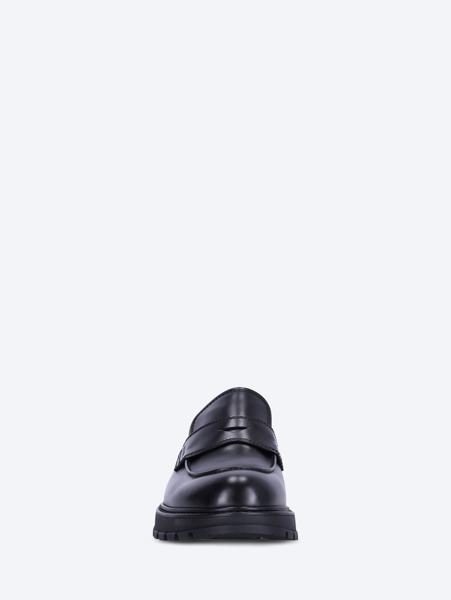 Prada Spazzolato rois leather loafers sho