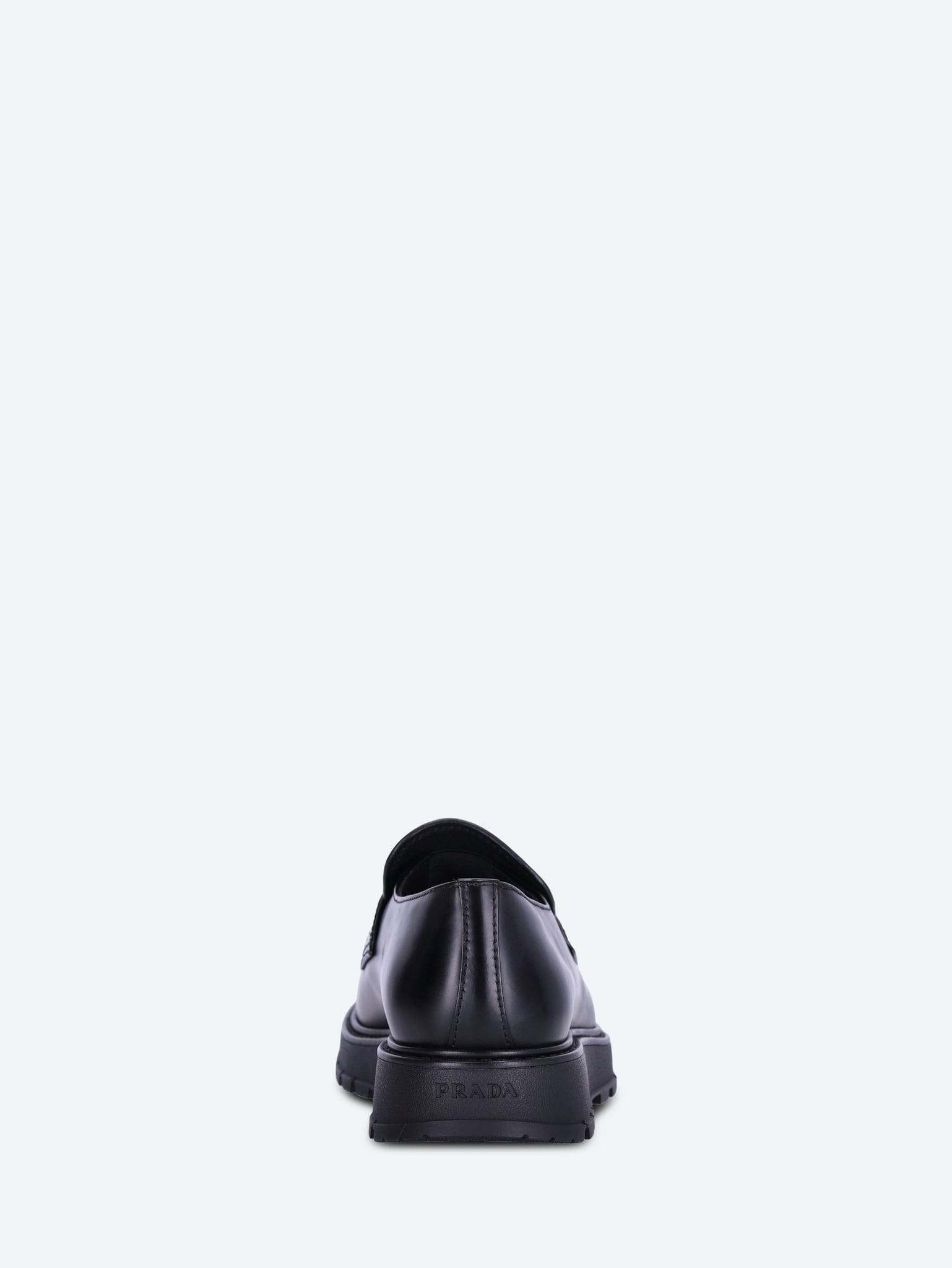 Prada Spazzolato rois leather loafers sho