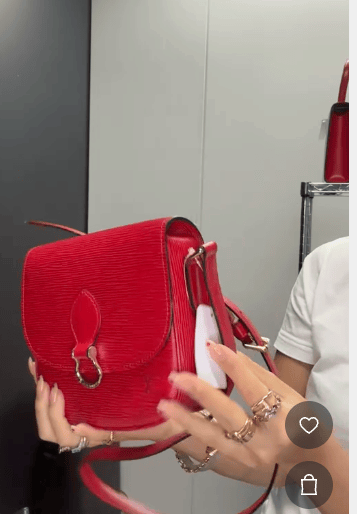 Louis Vuitton Epi Mini Saint Cloud Red M52217 Pocket Peeling B0902LWCX2