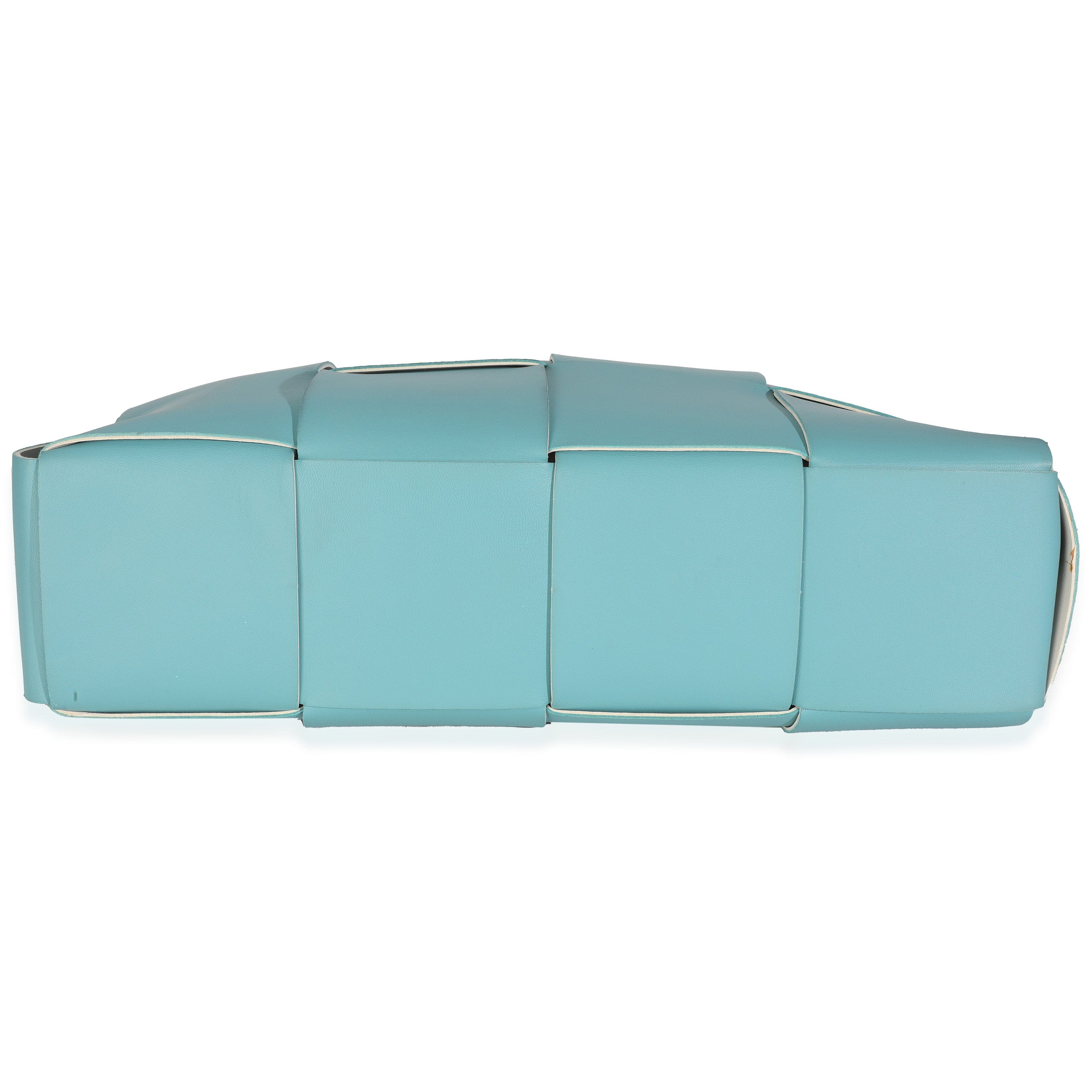 Bottega Veneta Light Blue Maxi Intrecciato Large Arco Tote