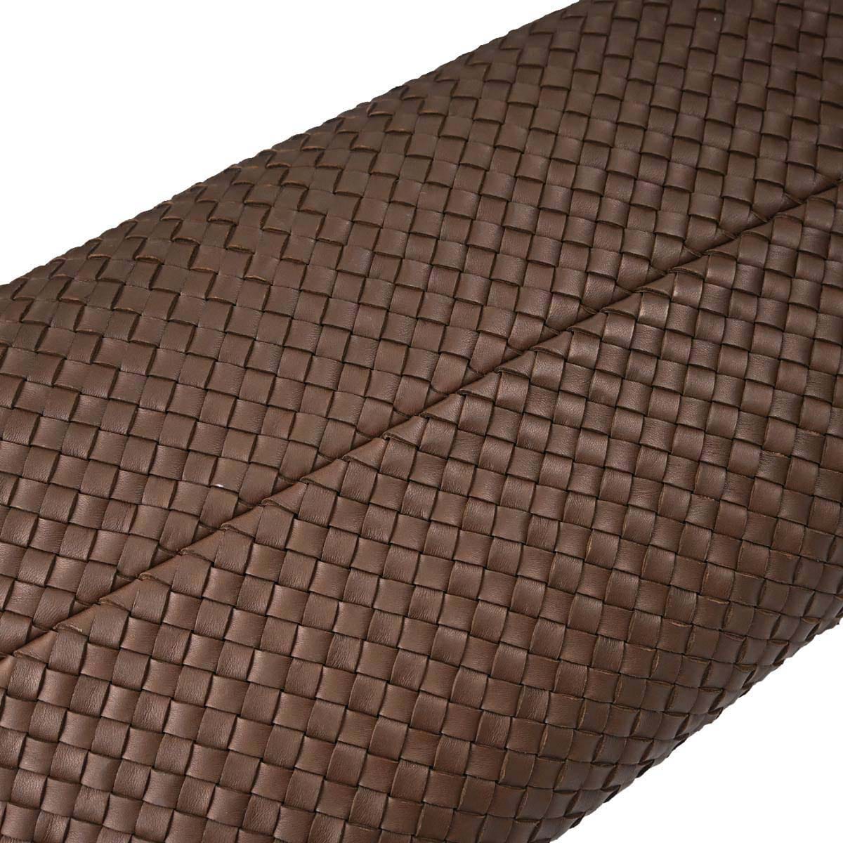 Bottega Veneta Brown Leather Intrecciato Tote Handbag
