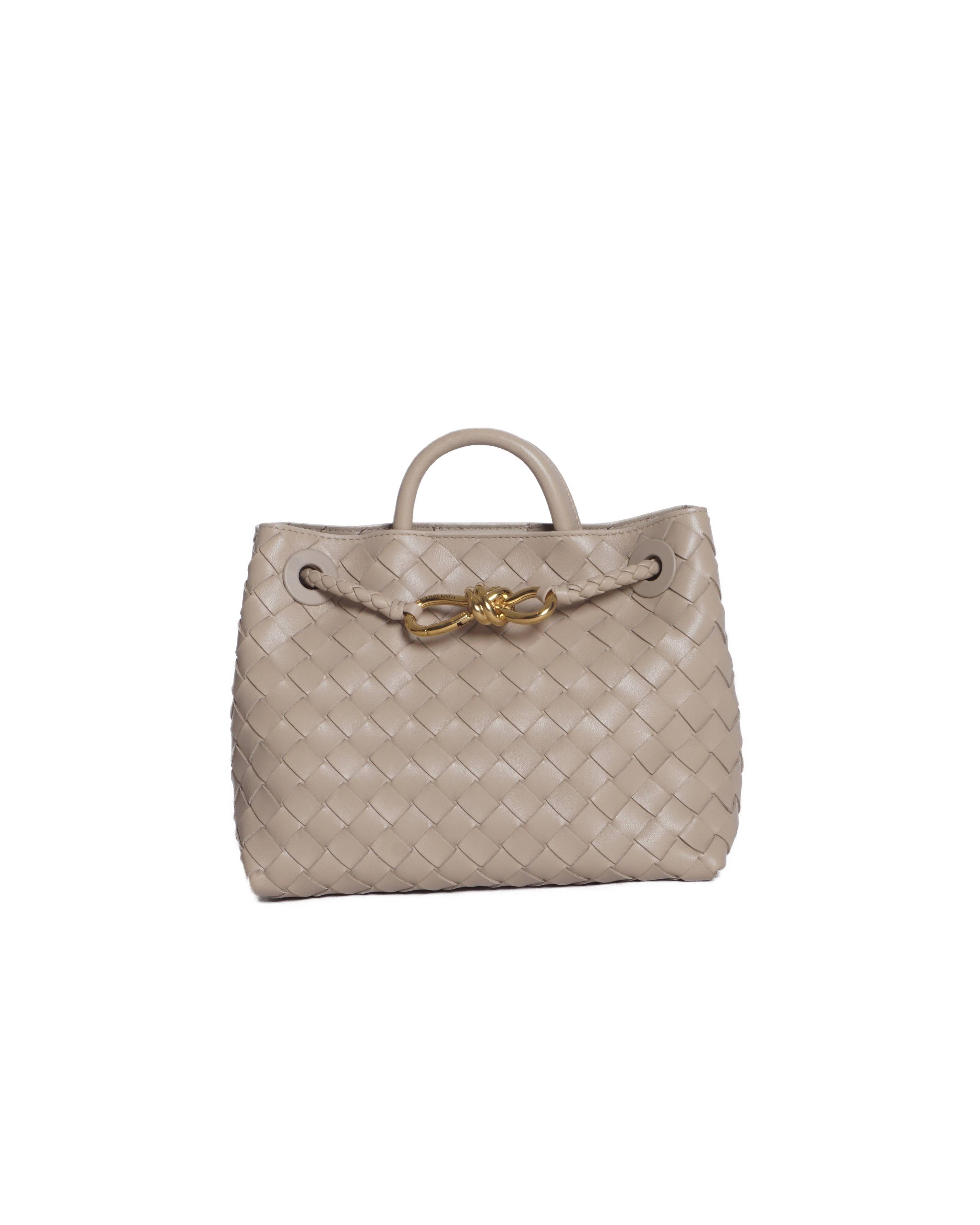 Bottega Veneta Andiamo Small Intrecciato Leather Tote Bag