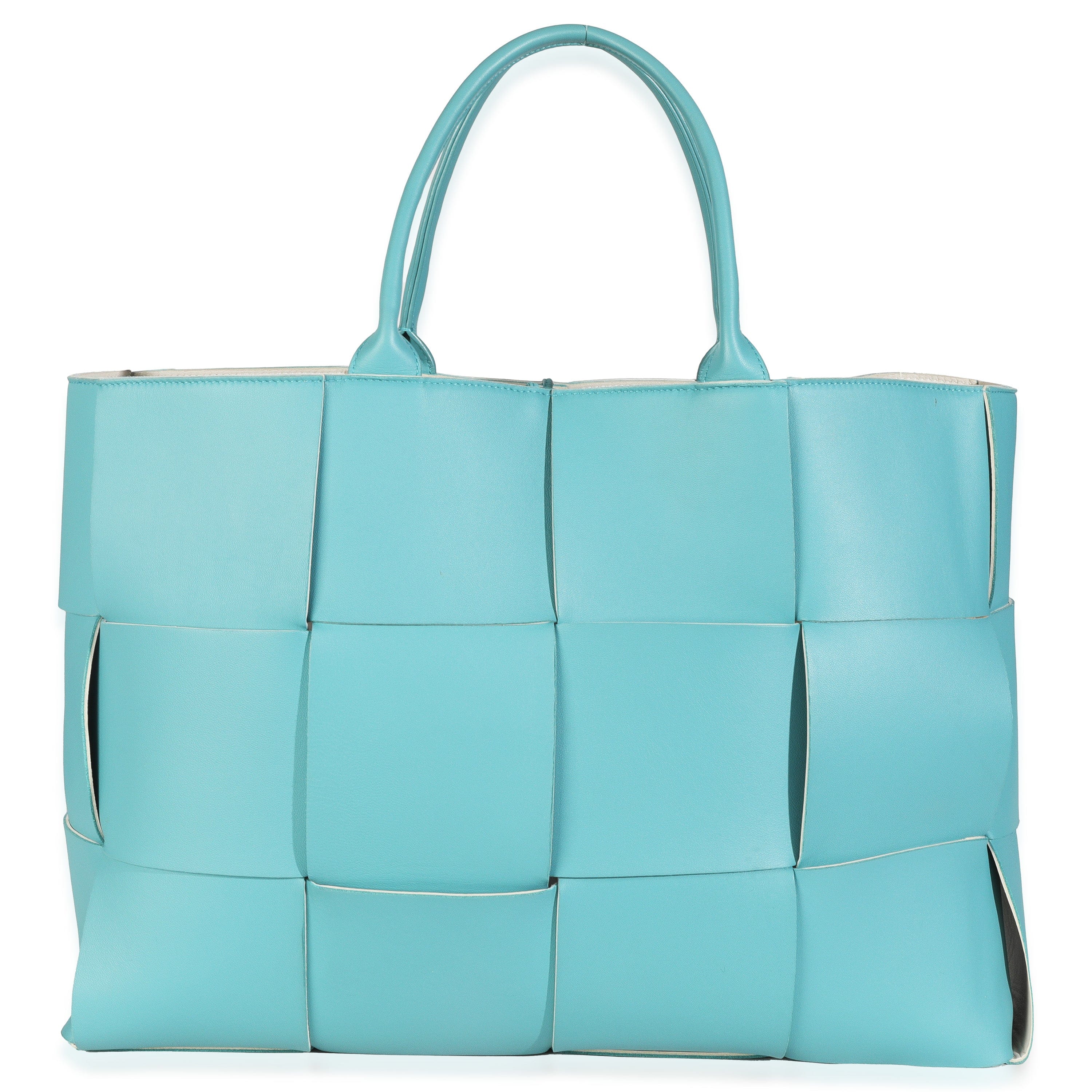 Bottega Veneta Linoleum Nappa Maxi Intrecciato Large Arco Tote