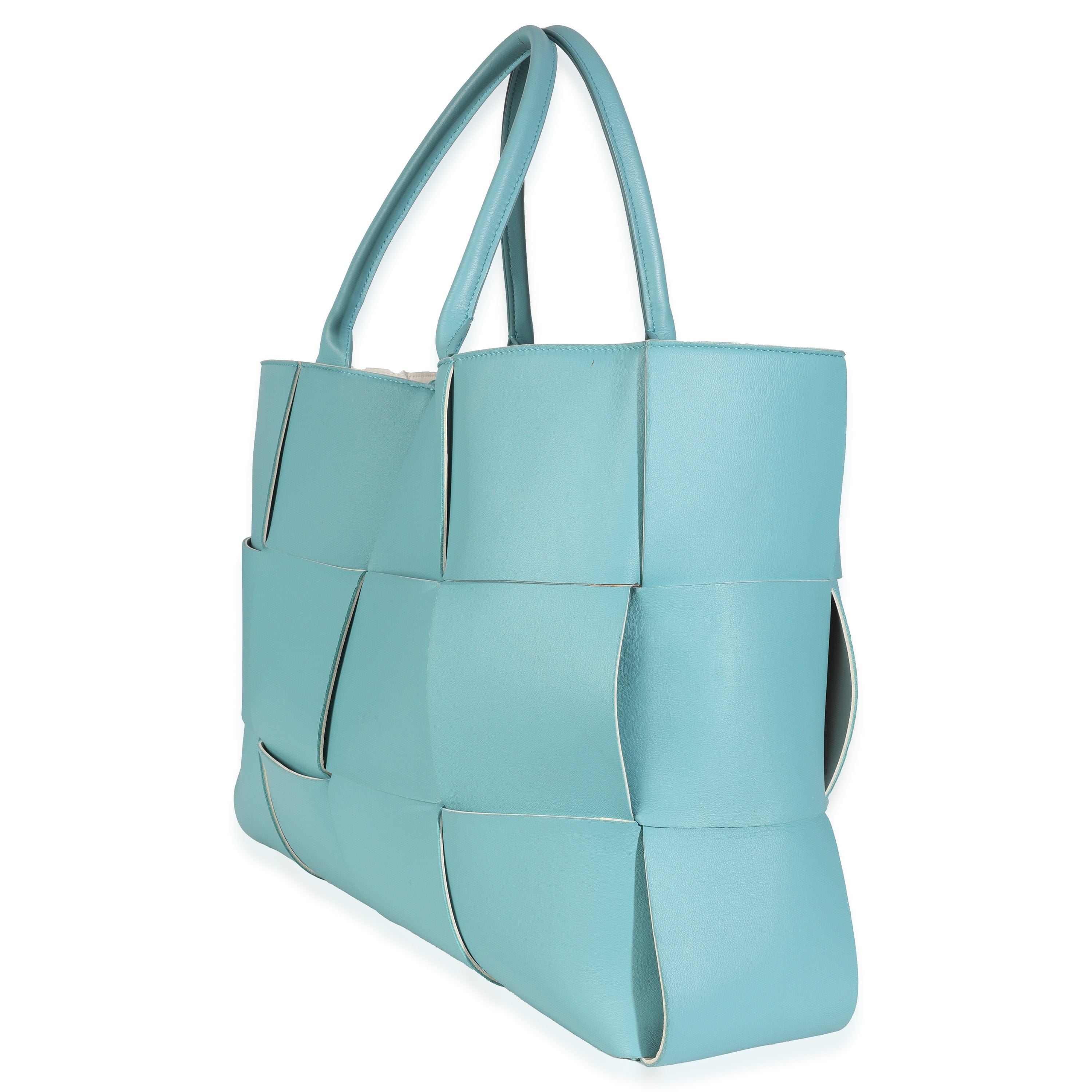 Bottega Veneta Linoleum Nappa Maxi Intrecciato Large Arco Tote