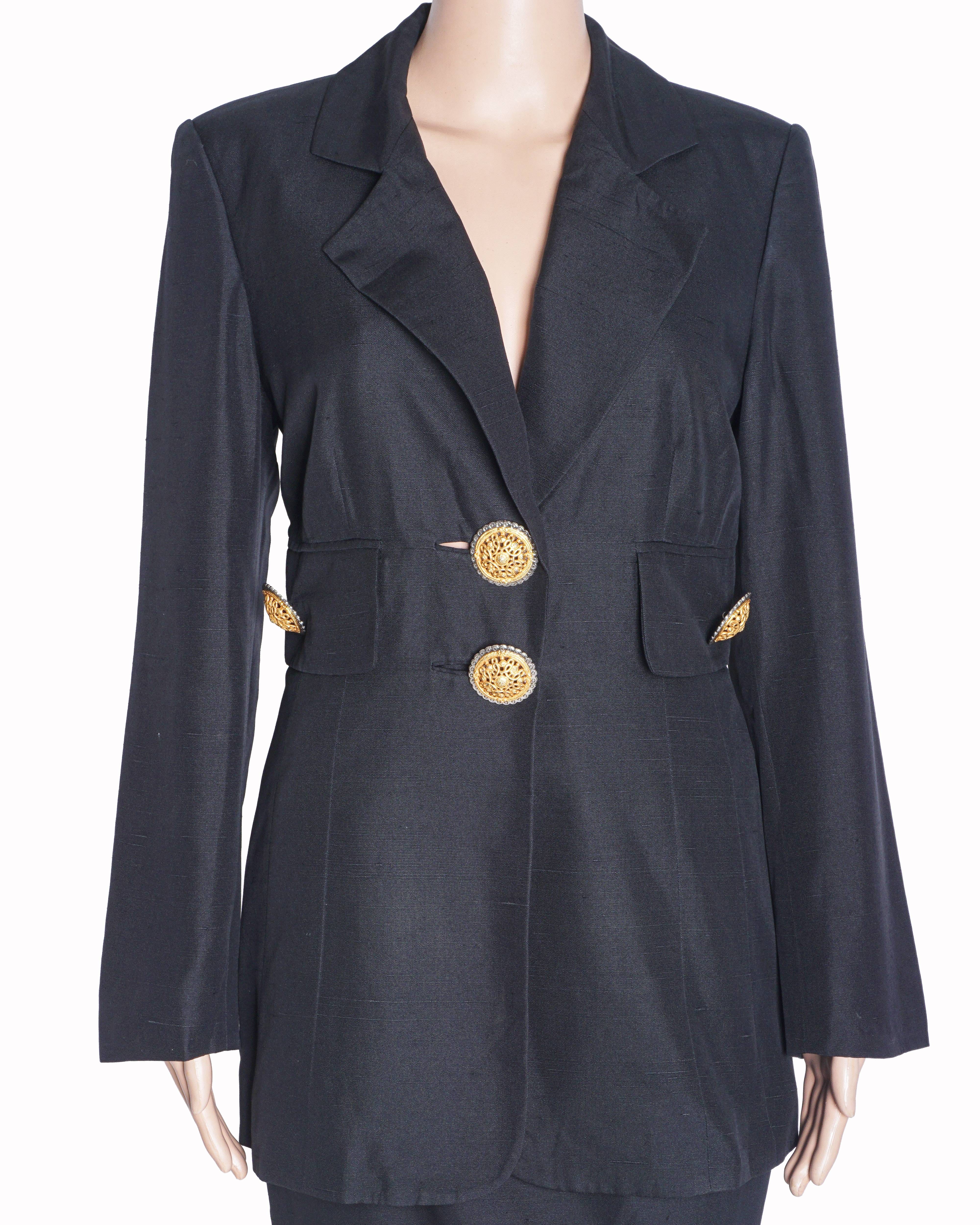 Dior Christian Dior Black blazer and skirt set