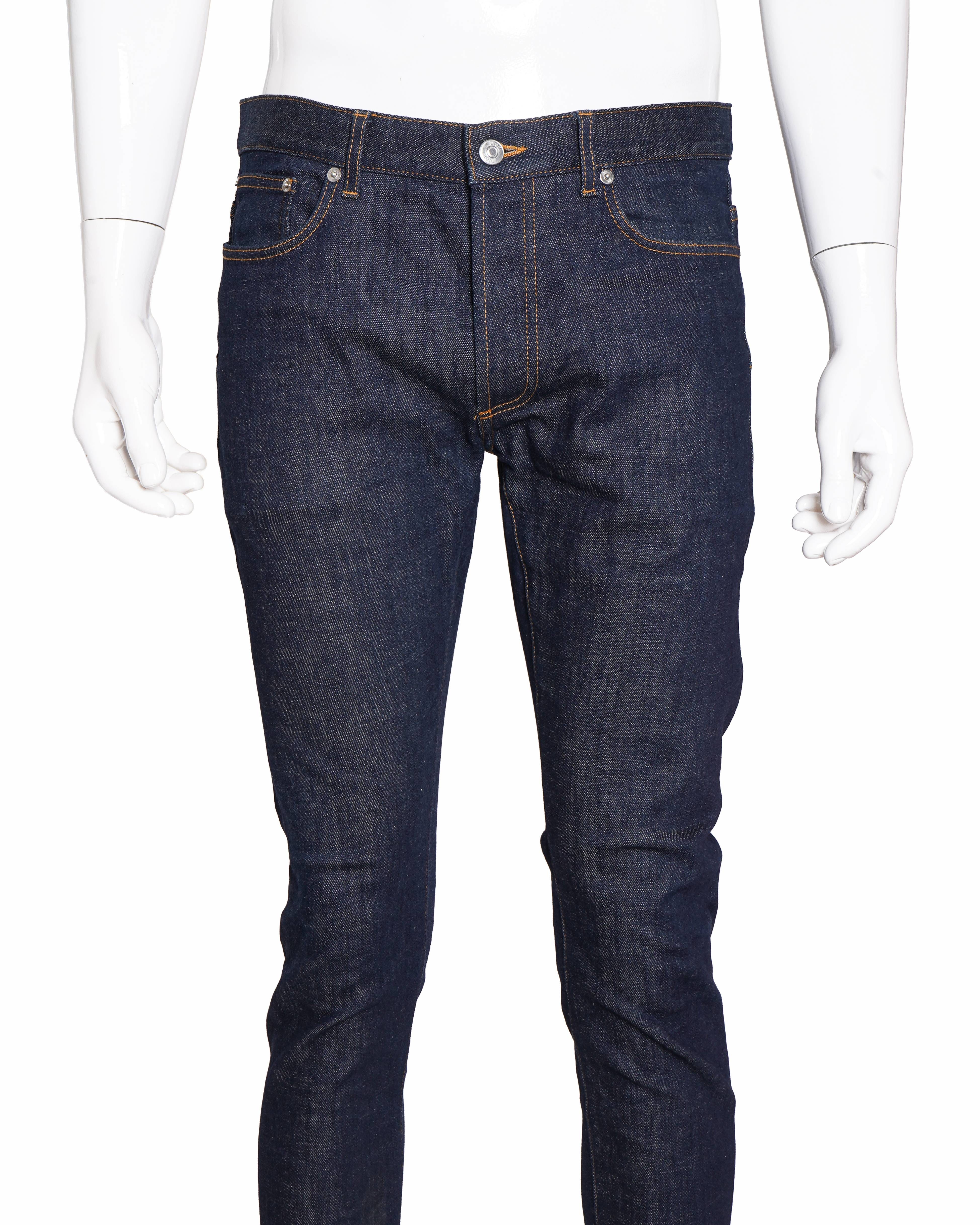 Dior Dark Indigo Slim - Fit Denim Jeans