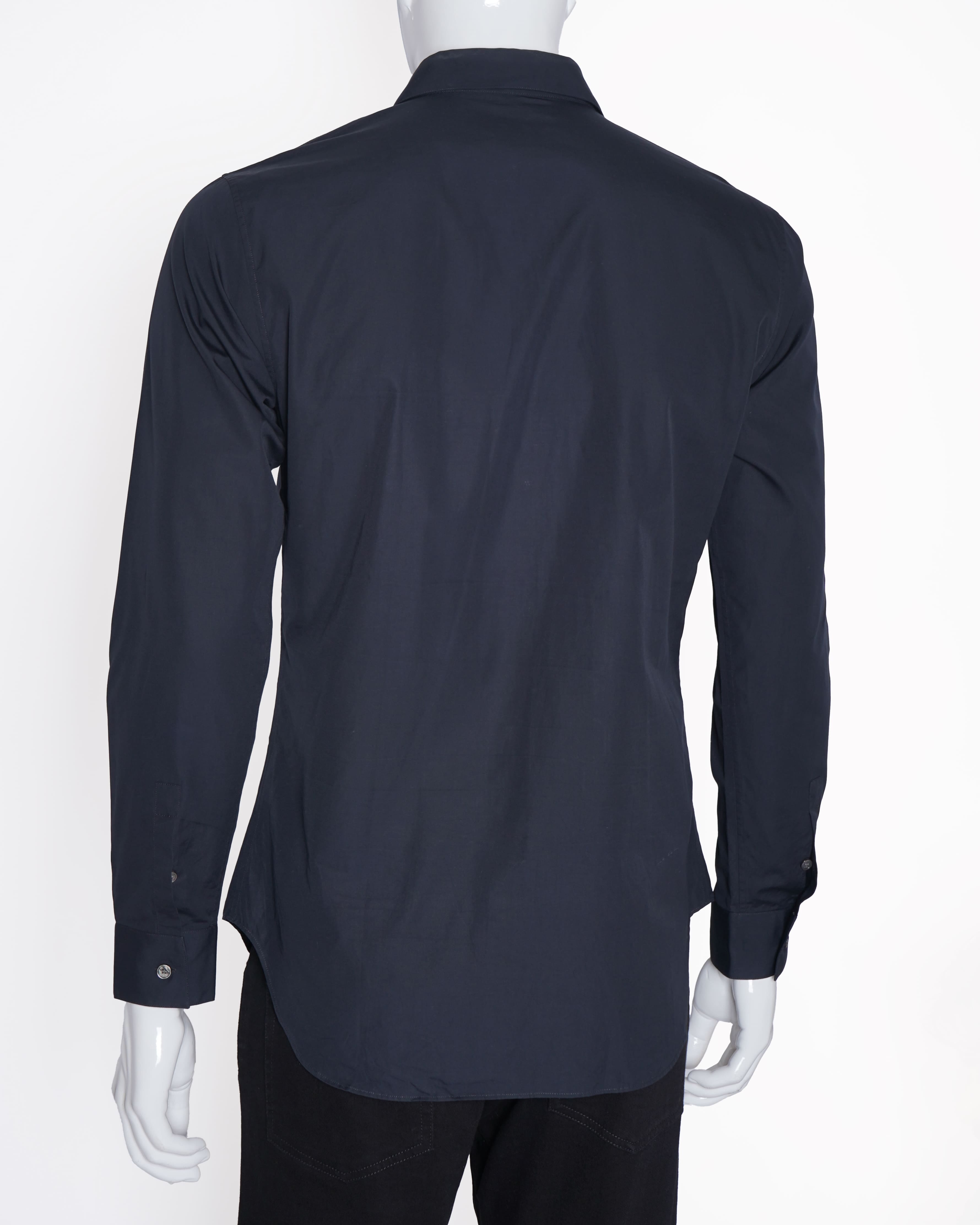 Dior Christian Dior Shirt In Deep Blue