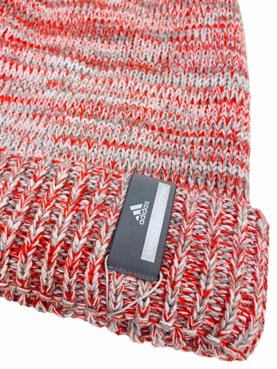adidas Red w/ Grey & White Beanie