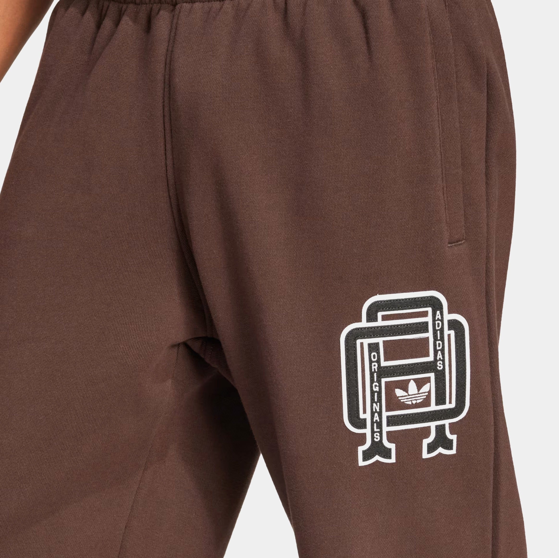 adidas Varsity Essentials Pants Mens Sweatpants (Brown/White)