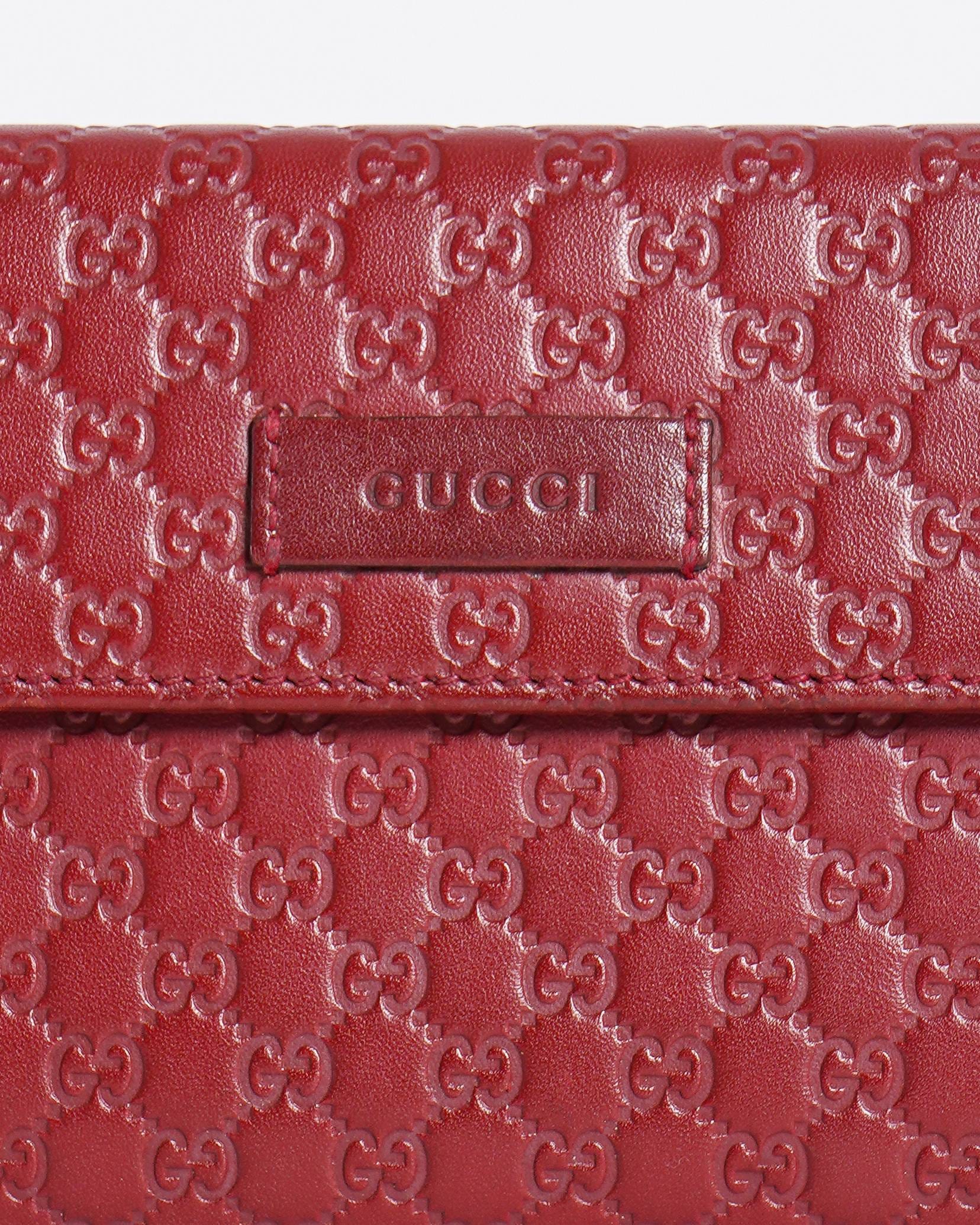 Gucci Microguccissima Leather Continental Flap Wallet