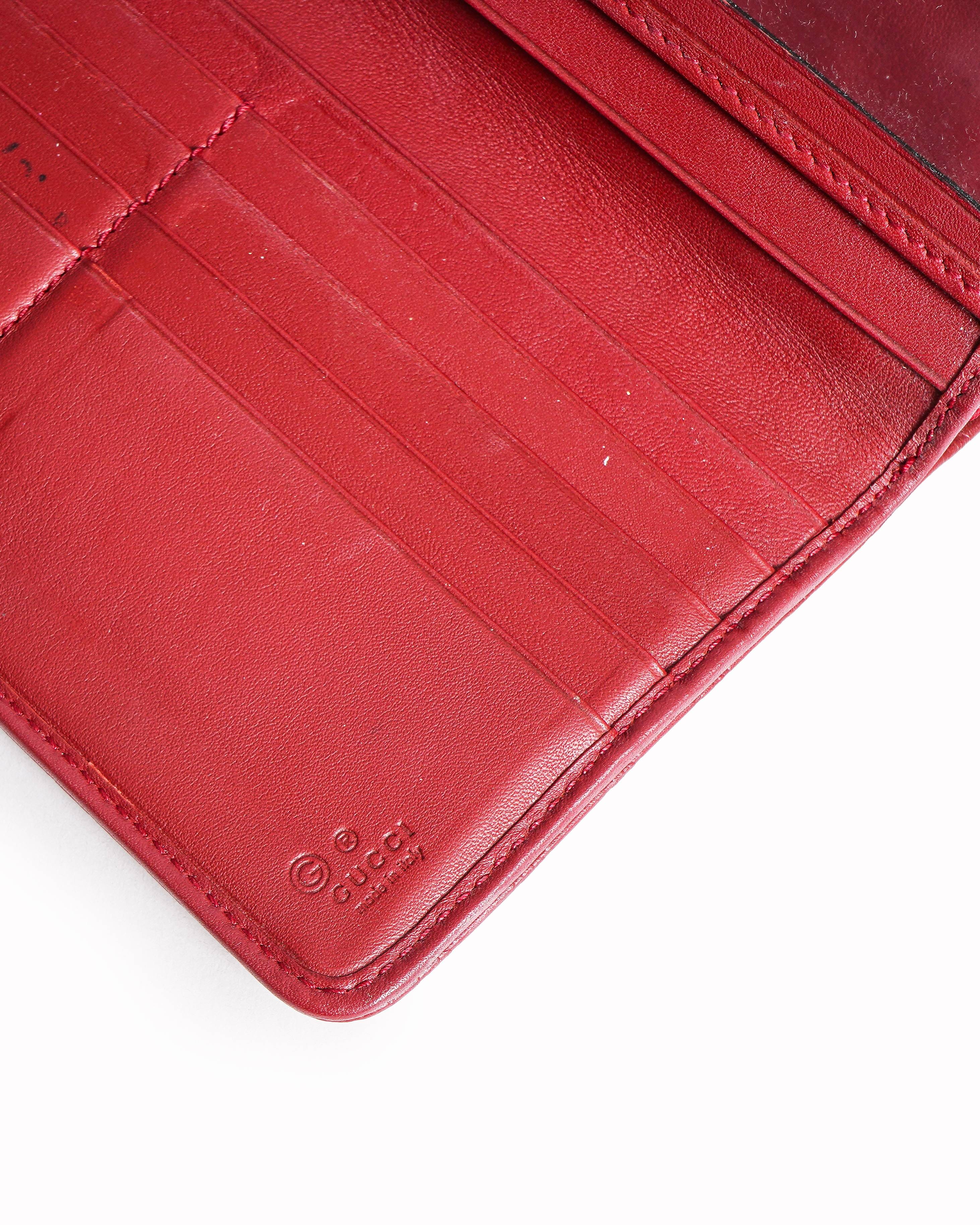 Gucci Microguccissima Leather Continental Flap Wallet