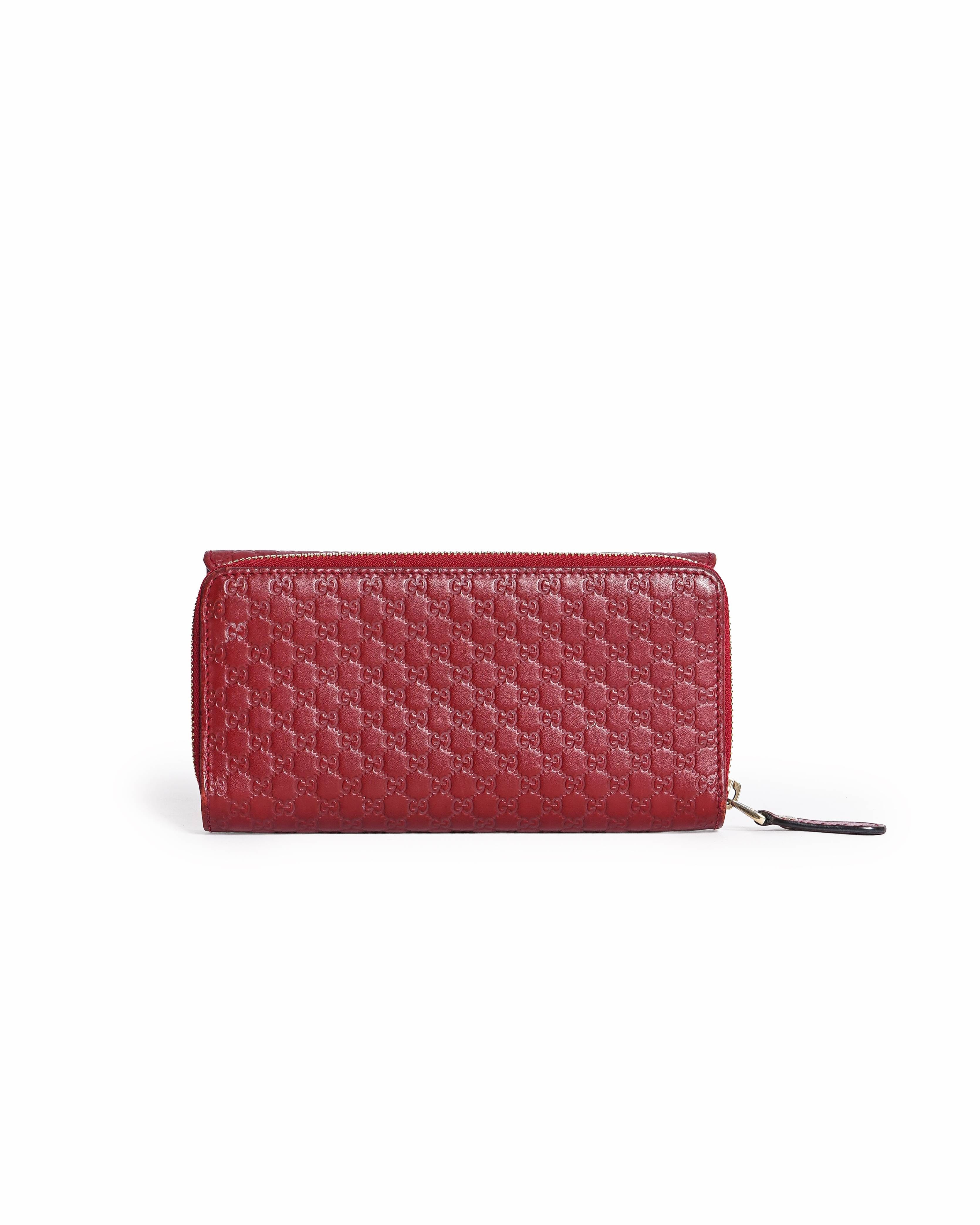 Gucci Microguccissima Leather Continental Flap Wallet