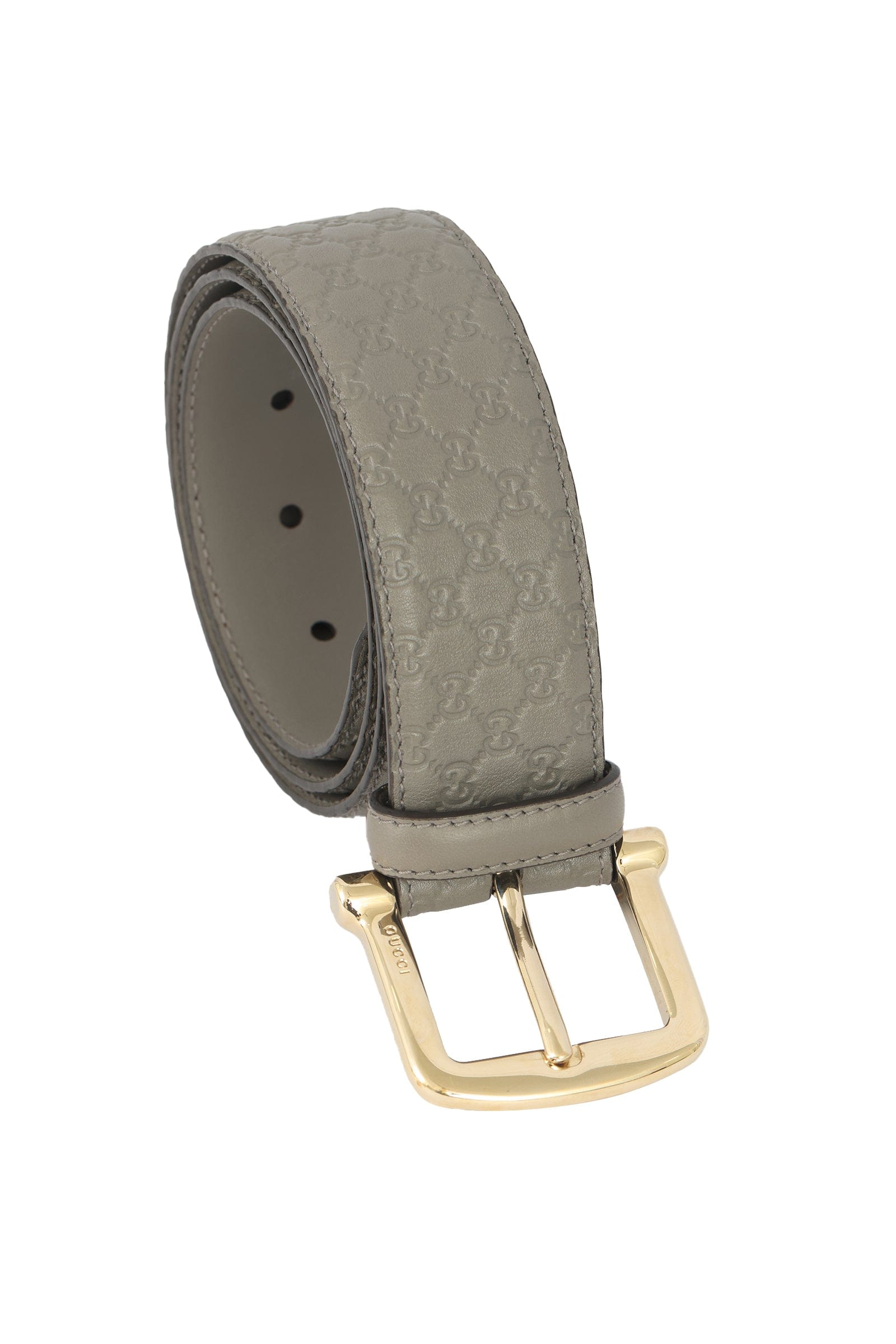 Gucci Size: 85 cm/ 34inches Micro Guccissima Embossed Leather Belt