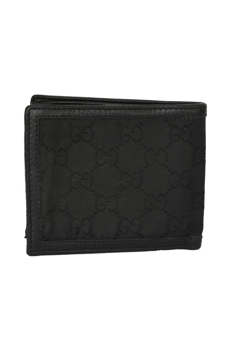 Gucci Black Guccissima Canvas/Leather Men'S Wallet