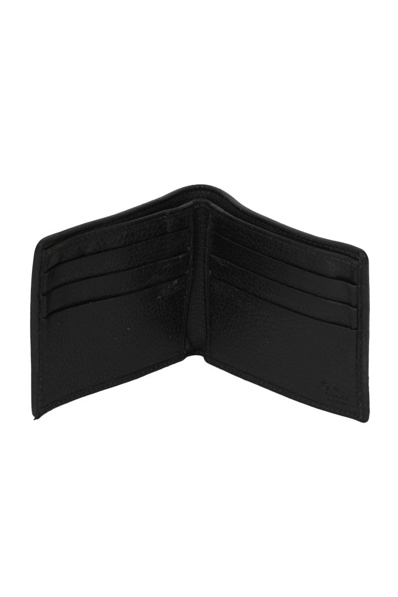 Gucci Black Guccissima Canvas/Leather Men'S Wallet