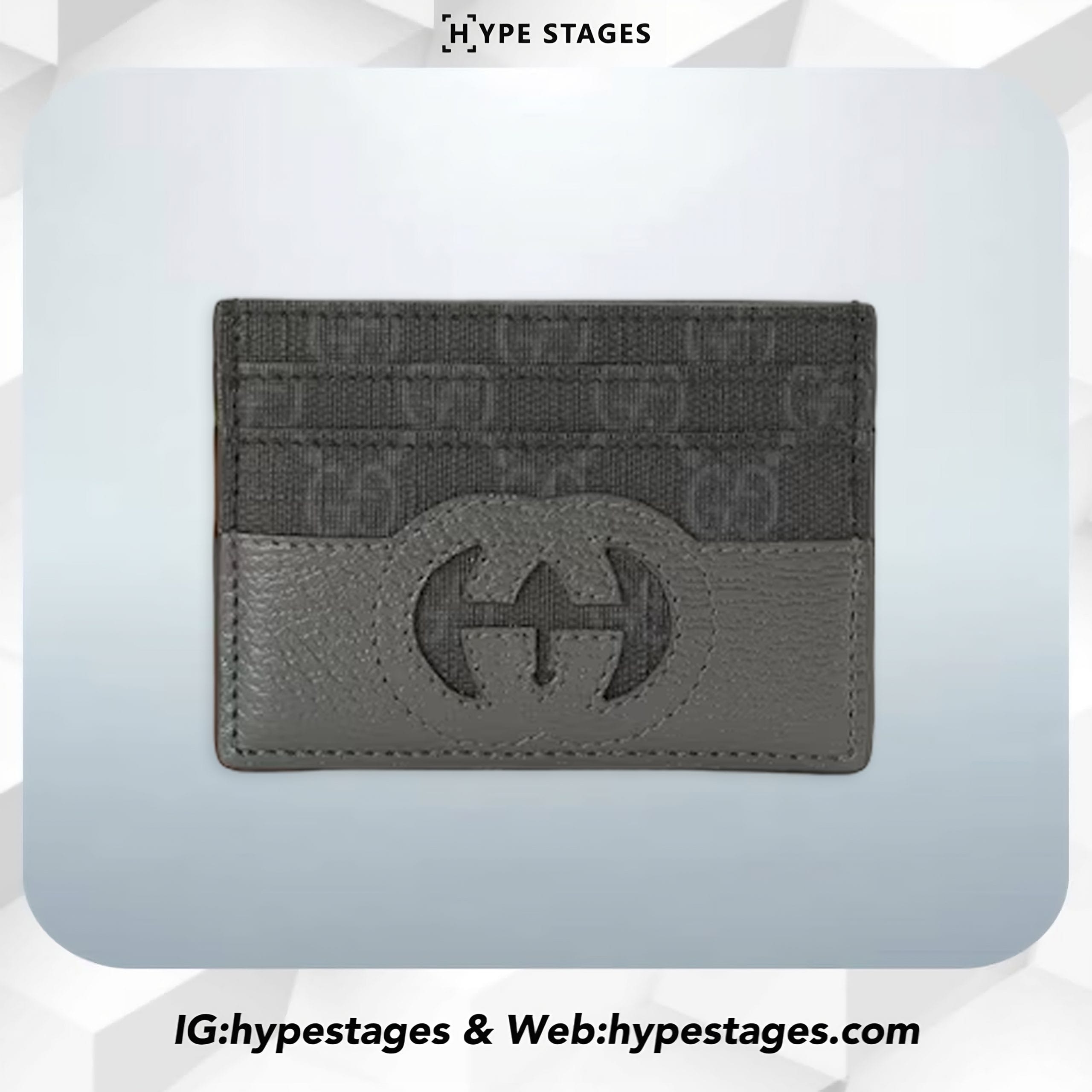 GUCCI CUT OUT GG LOGO CARDHOLDER