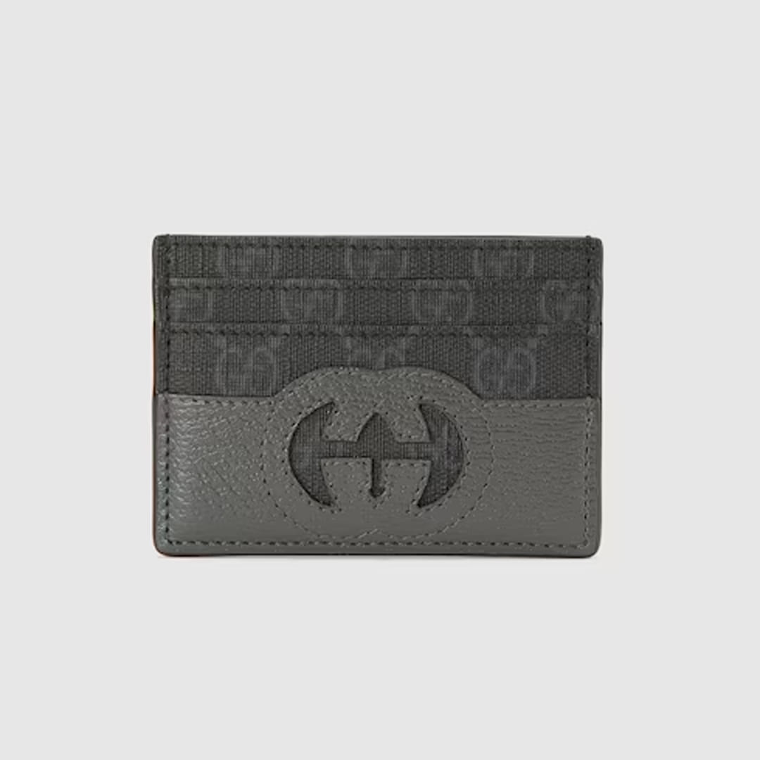 GUCCI CUT OUT GG LOGO CARDHOLDER