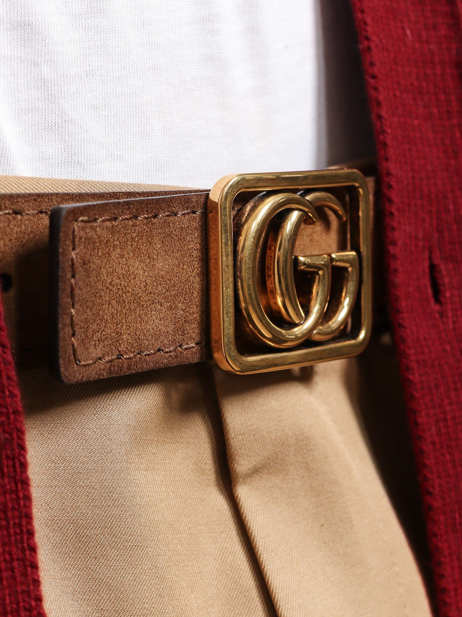 Gucci Reversible leather belt