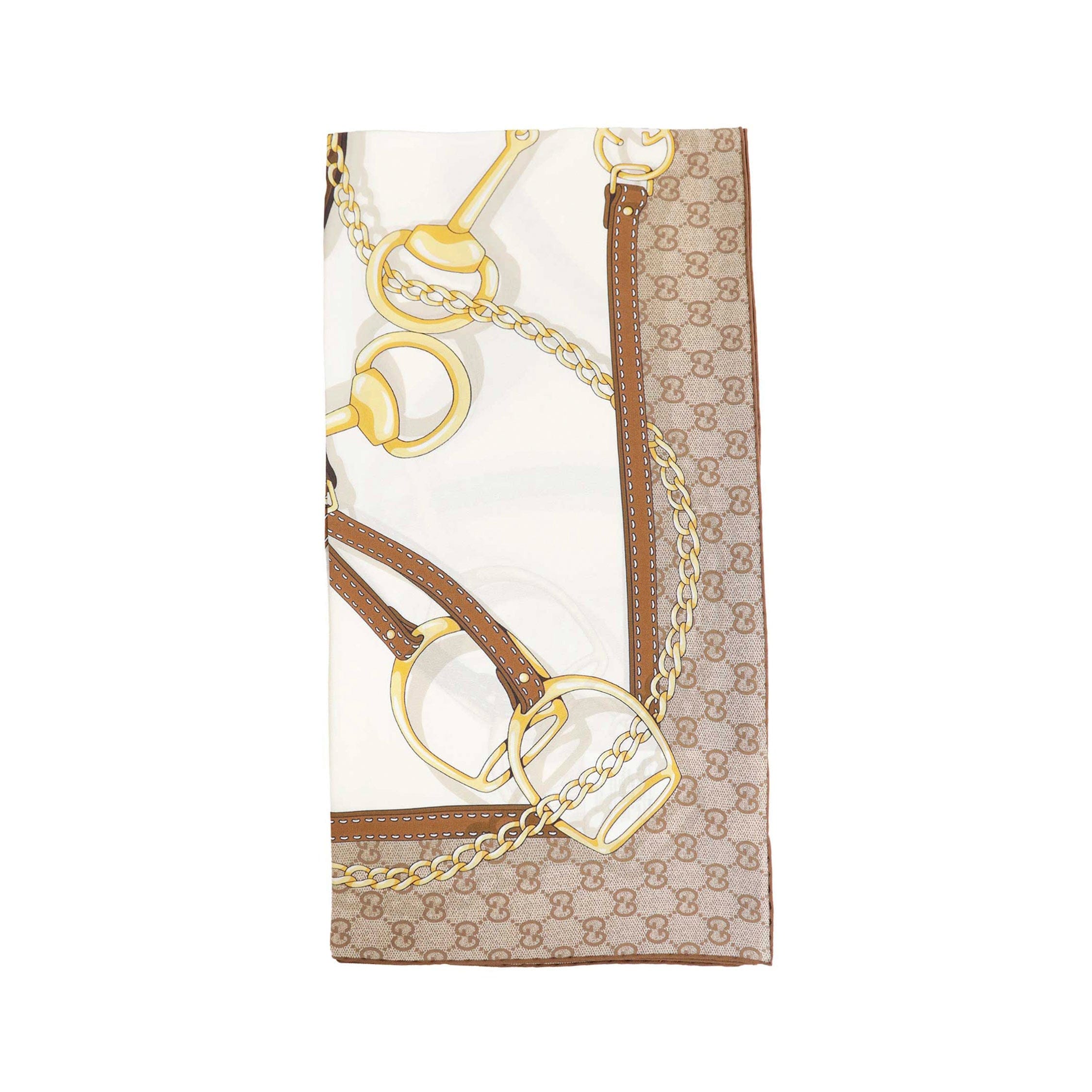 Gucci Printed Silk Scarf