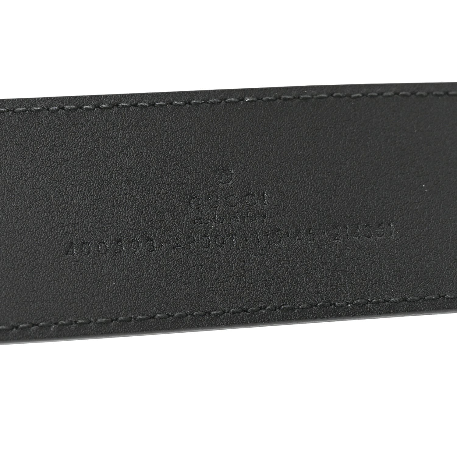 Gucci Calfskin Double G 40 mm Belt 115 46 Black
